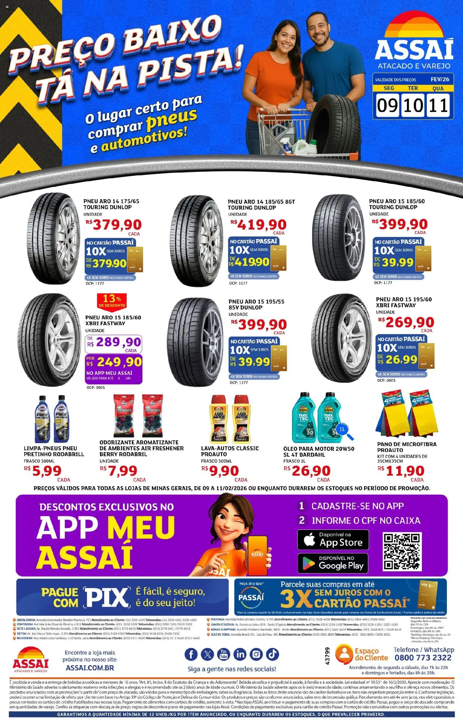 Assaí Atacadista Folheto - válido de 09.02.2026 | Página: 1