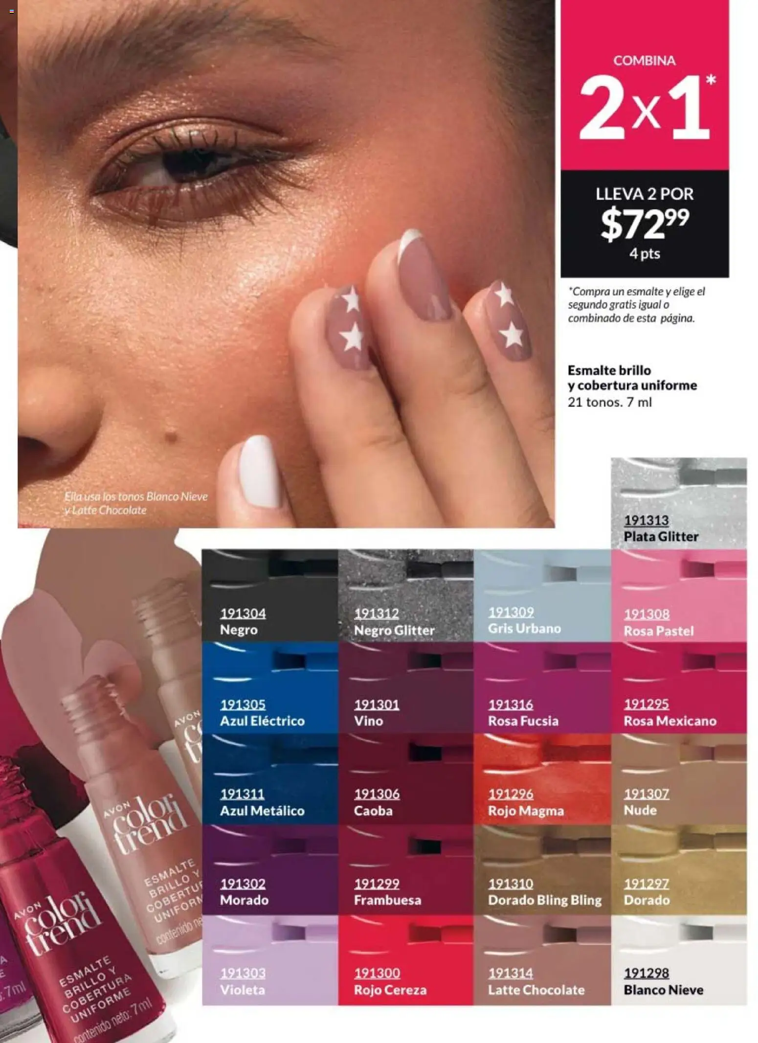 Nuevas ofertas de AVON válidas en toda la República Mexicana desde el 13.03.2026. ¡Encuentra las mejores ofertas en AVON campaña 5 2026! | Página: 23 | Productos: Brillo, Pastel, Chocolate, Vino