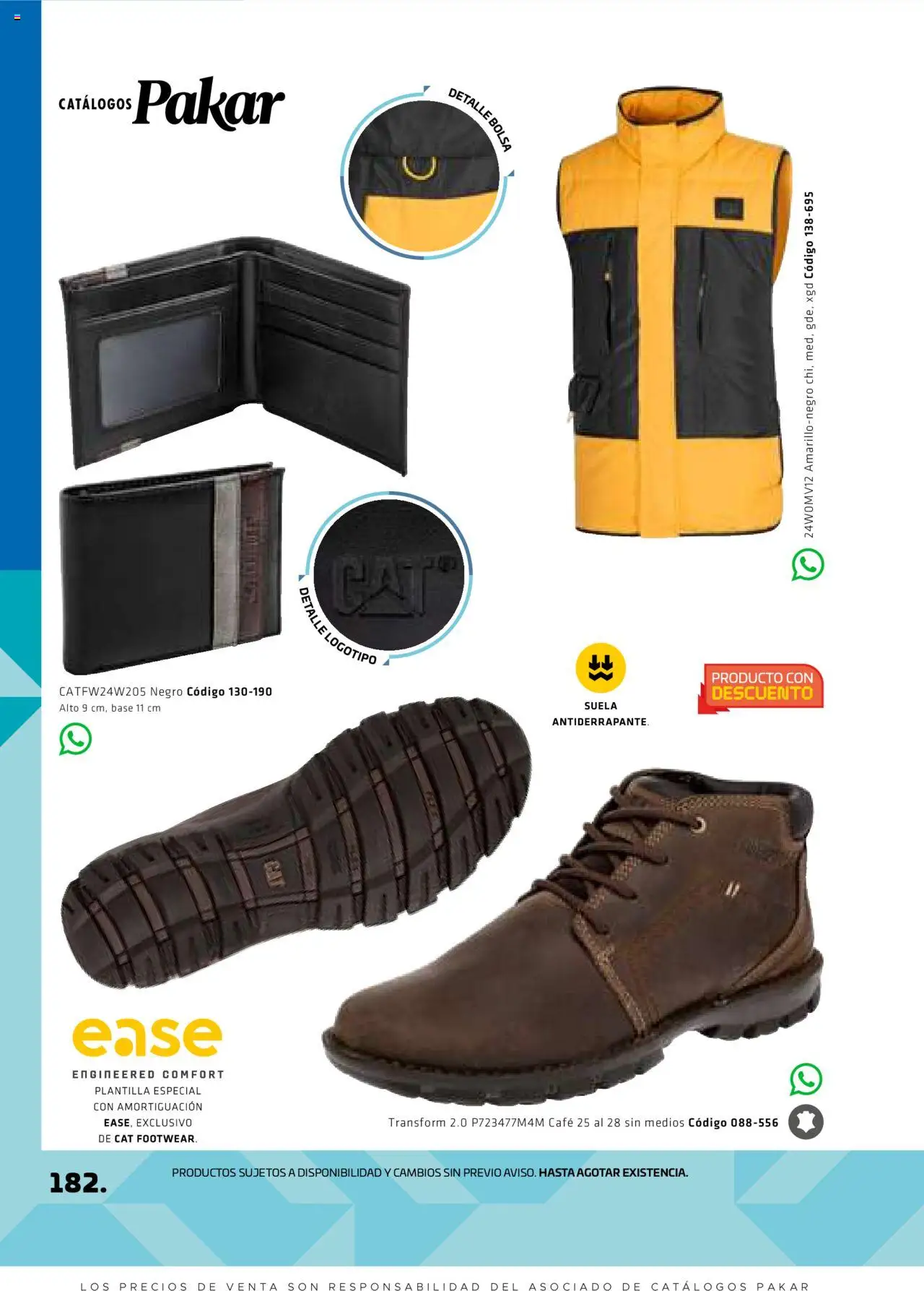 Nuevas ofertas de SC Pakar válidas en toda la República Mexicana desde el 29.08.2025. ¡Encuentra las mejores ofertas en SC Pakar - Catálogo Otoño Men Tomo 2! | Página: 182 | Productos: Bolsa, Café