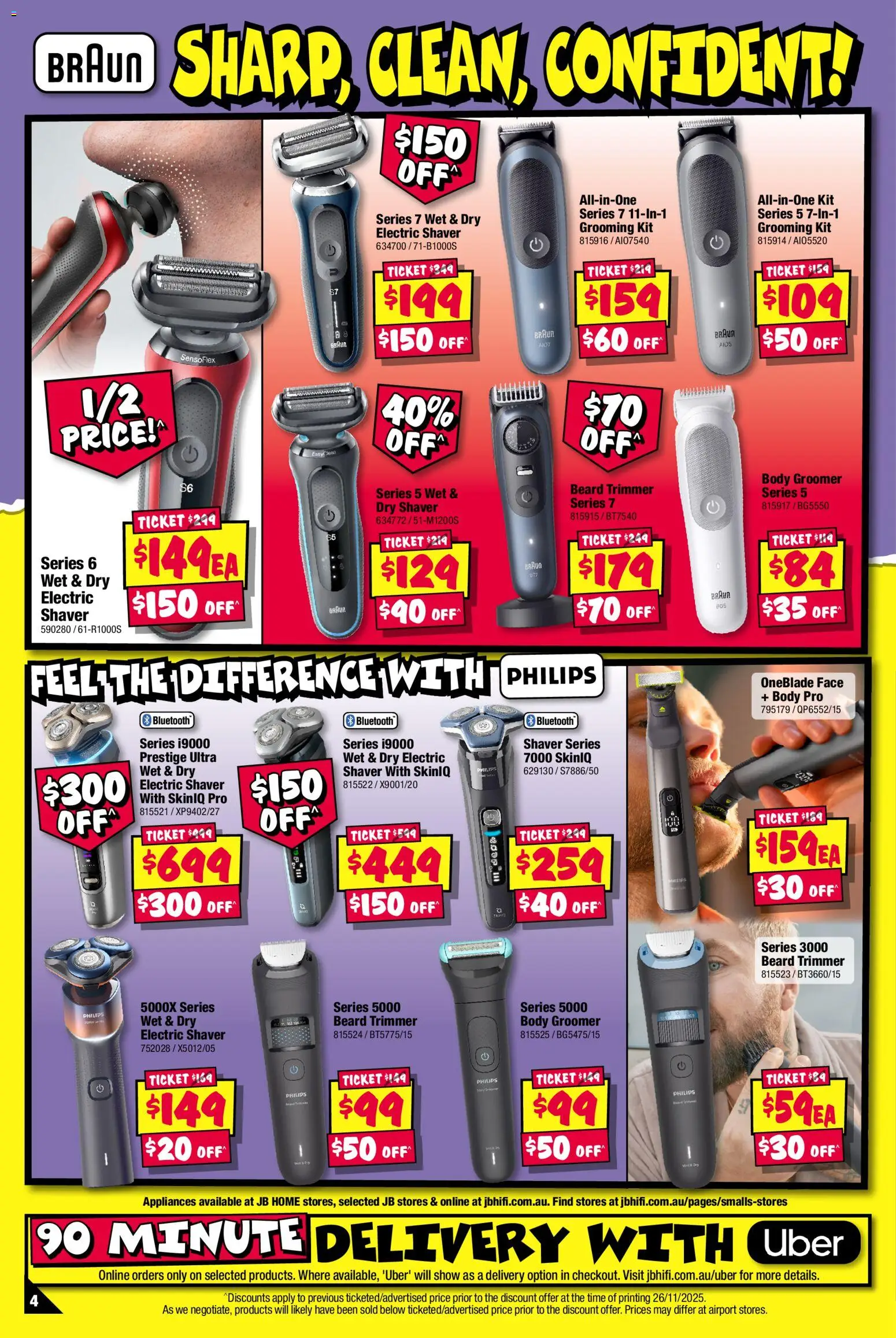 JB Hi-Fi catalogue - valid from 18.12.2025 | Page: 4 | Products: Electric shaver