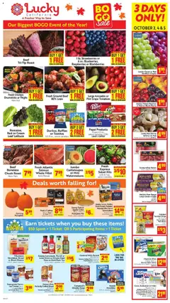 Preview of Lucky Supermarkets weekly ads valid from 01.10.2025