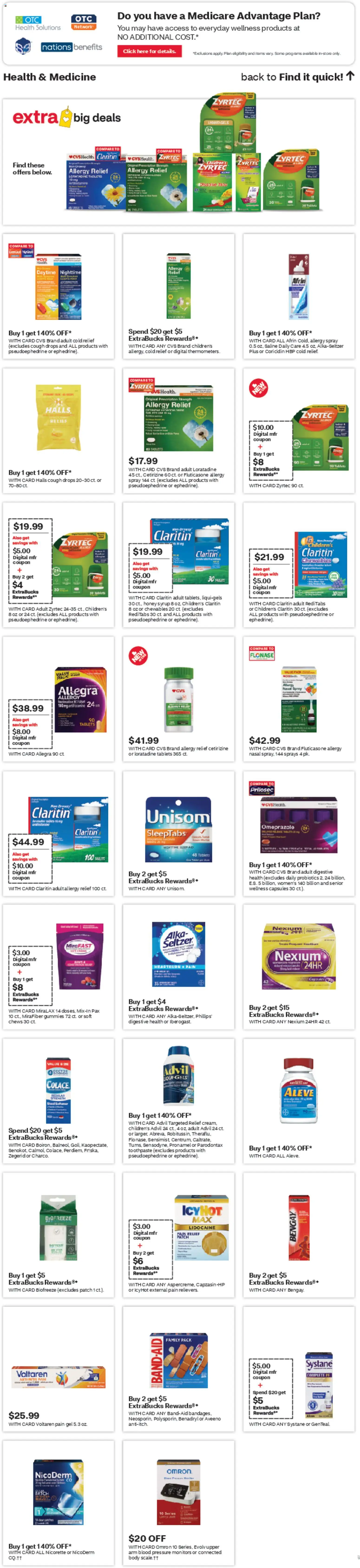 CVS Pharmacy Weekly Ad - WA - valid from 08.03.2026 | Page: 7 | Products: Probiotics, Toothpaste, Tablet