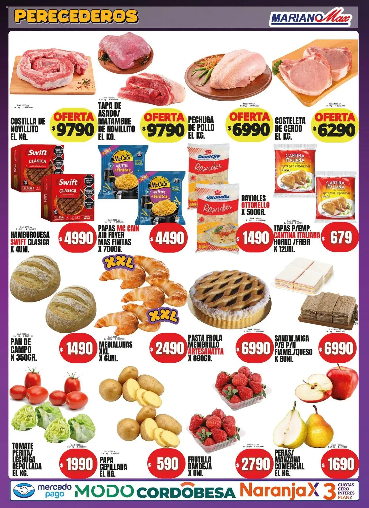 Mariano Max catálogo │ válido desde el 02.09.2025 | Página: 4 | Productos: Tomate, Manzana, Lechuga, Pasta
