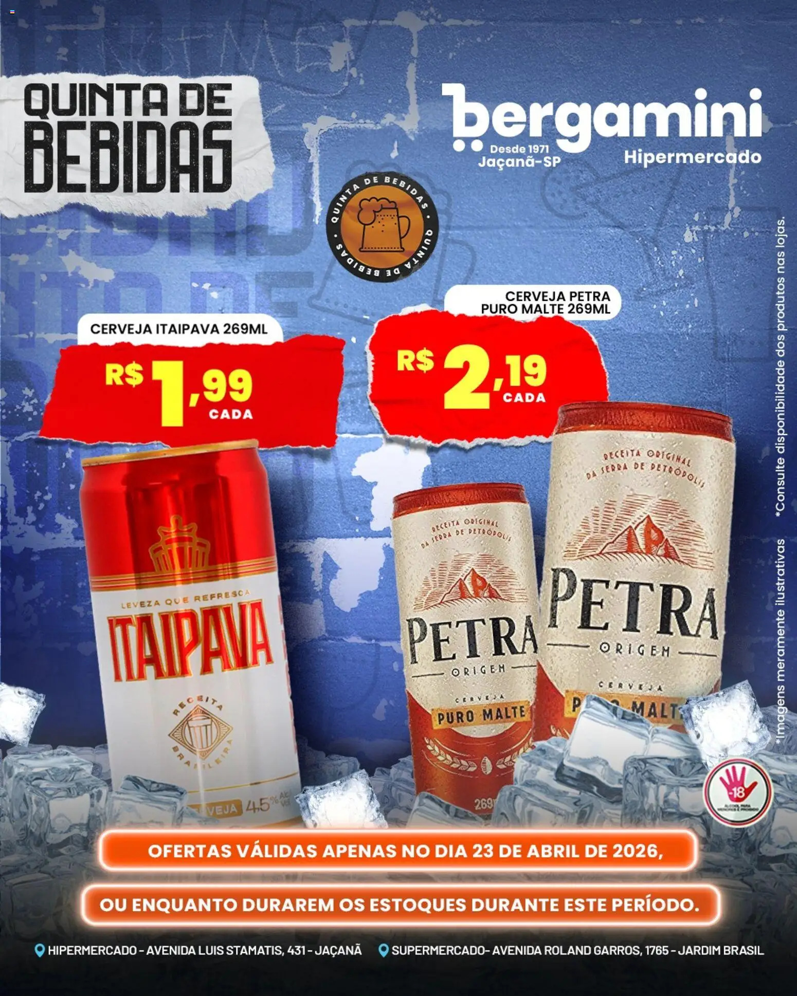 Supermercado Bergamini Folheto - válido de 23.04.2026 | Página: 5 | Produtos: Cerveja