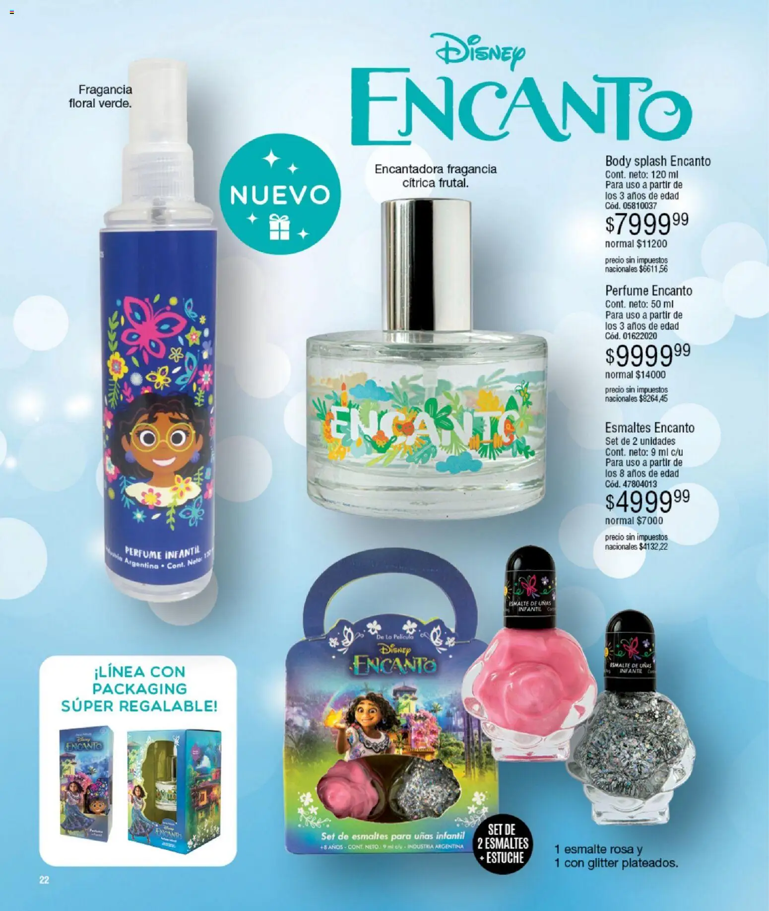 Millanel - Catálogo │ válido desde el 08.12.2025 | Página: 22 | Productos: Body, Perfume, Esmalte de uñas, Glitter