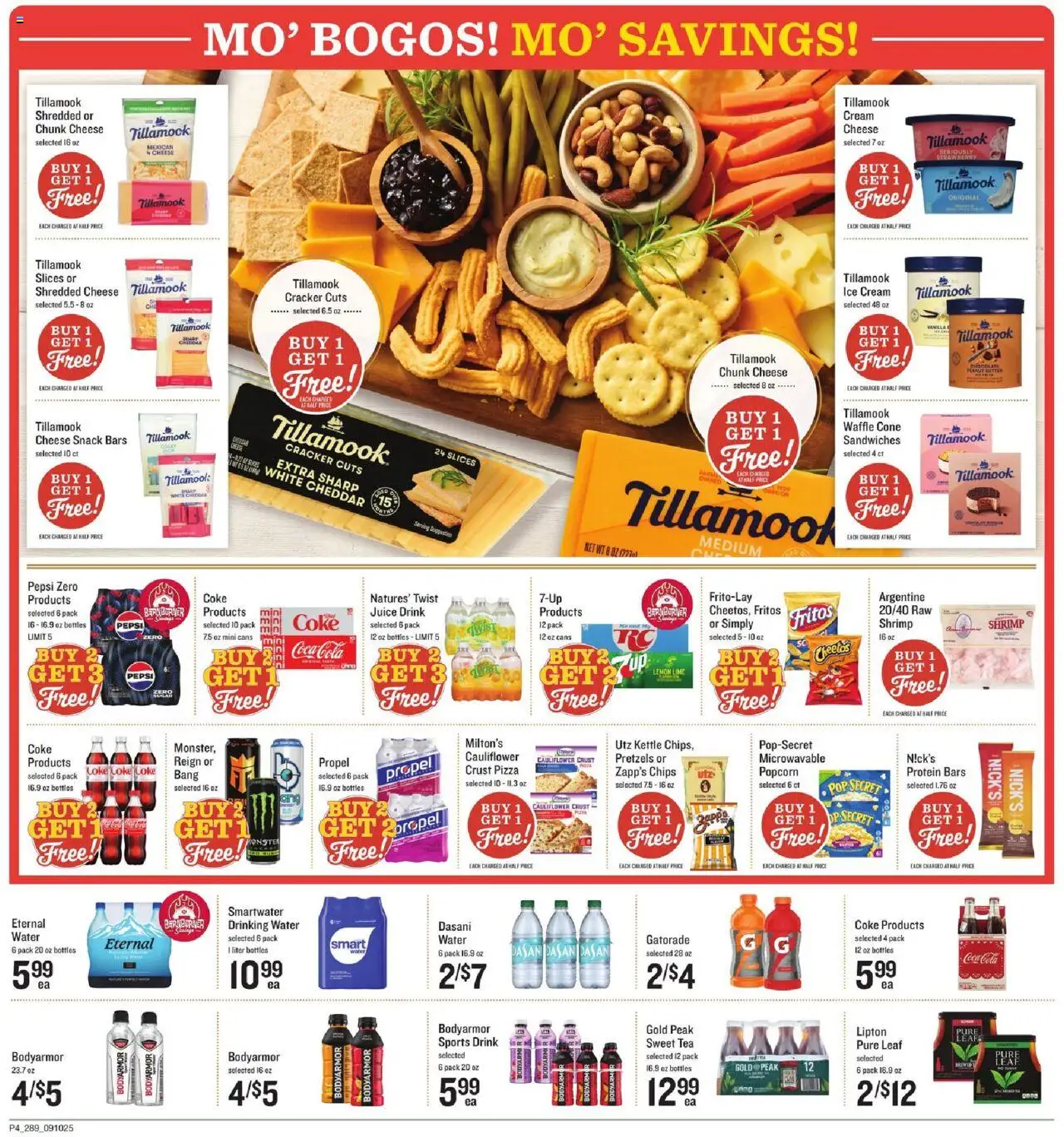 Lowes Foods Weekly Ad - GA - valid from 10.09.2025 | Page: 4 | Products: Pizza, Cream, Cauliflower, Kettle