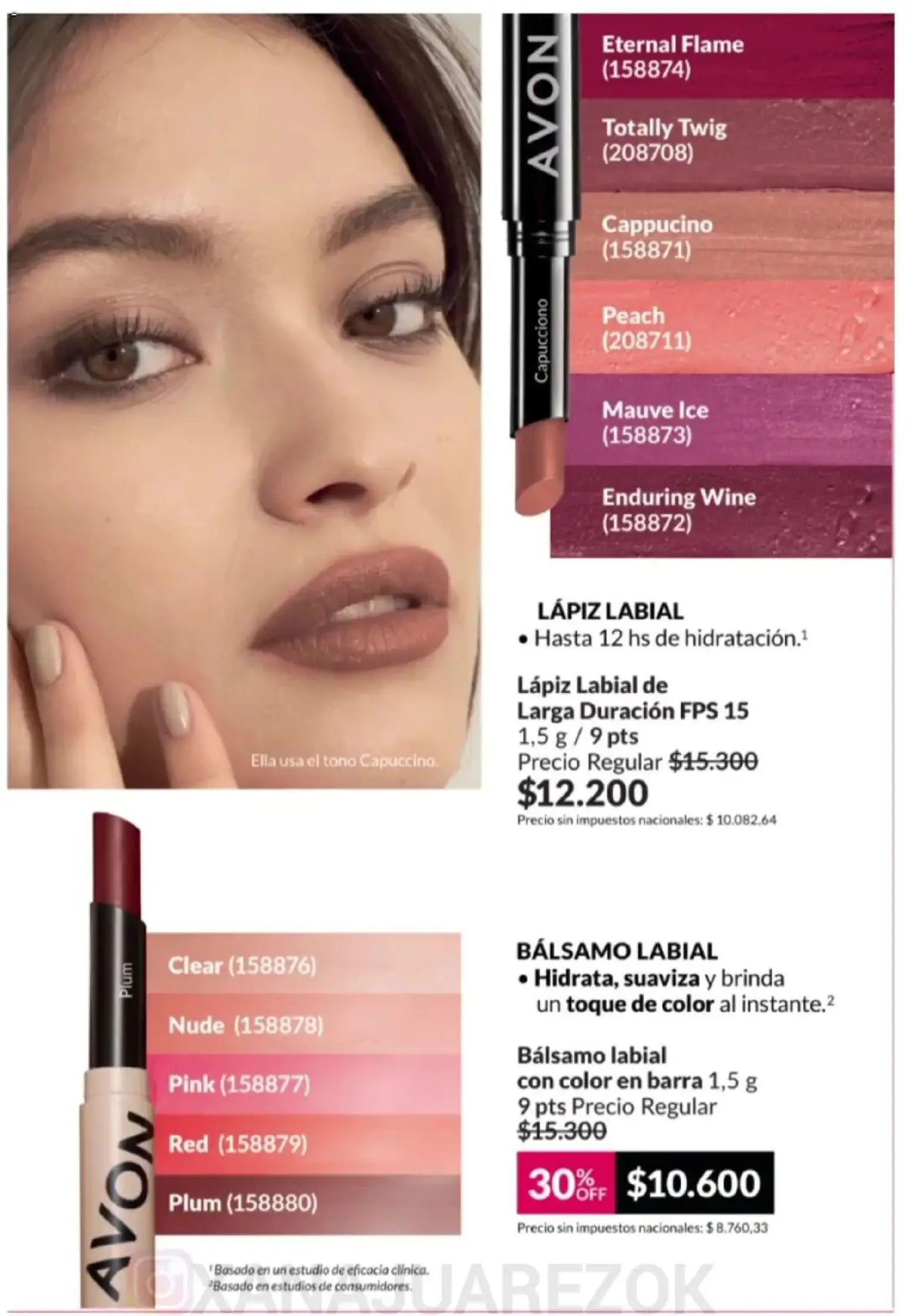 Avon - Campaña 3/2026 │ válido desde el 01.03.2026 | Página: 42 | Productos: Lápiz labial, Bálsamo