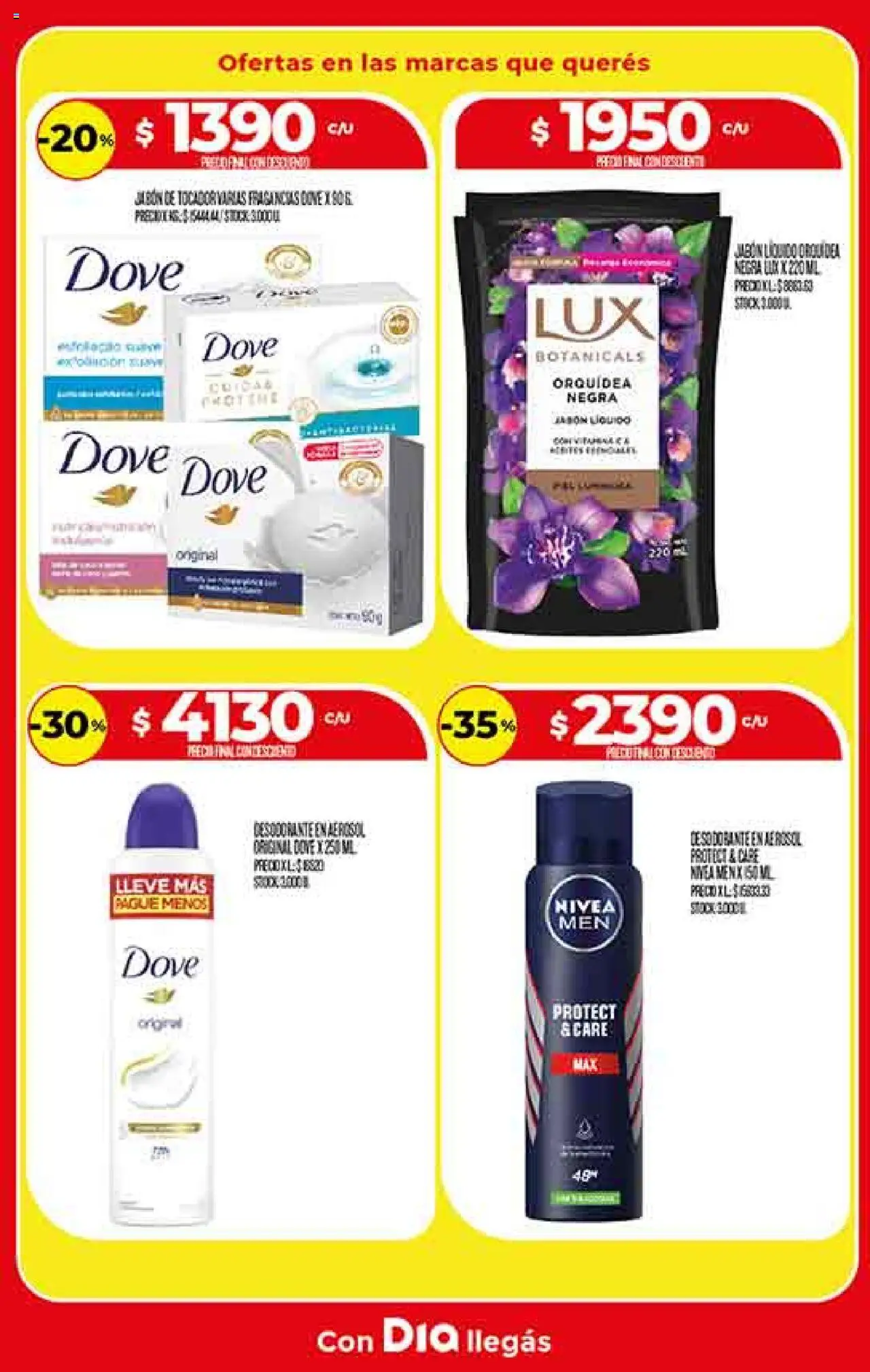Supermercado DIA Ofertas │ válido desde el 06.08.2025 | Página: 21 | Productos: Jabón, Desodorante