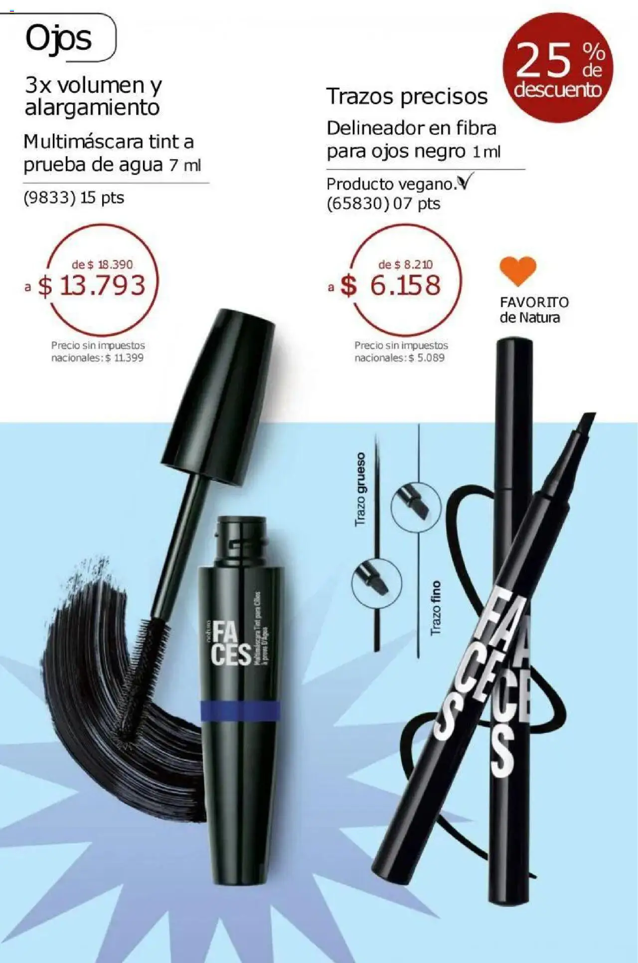 Catálogo Natura Ciclo 11 │ válido desde el 11.08.2025 | Página: 131 | Productos: Delineador, Agua