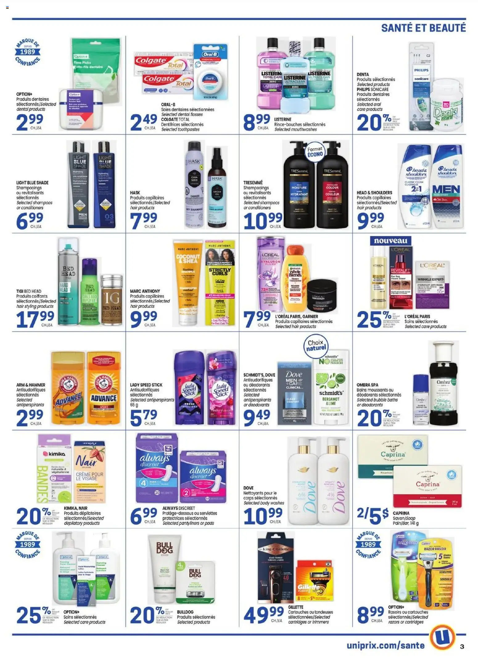 Uniprix flyer valid from 26.02.2026 | Page: 3 | Products: Bed