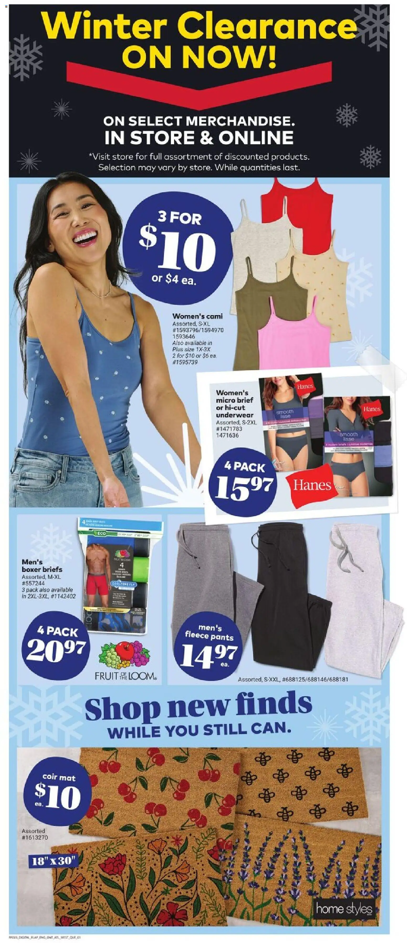 Giant Tiger flyer valid from 21.01.2026 | Page: 4 | Products: Pants, Underwear, Briefs