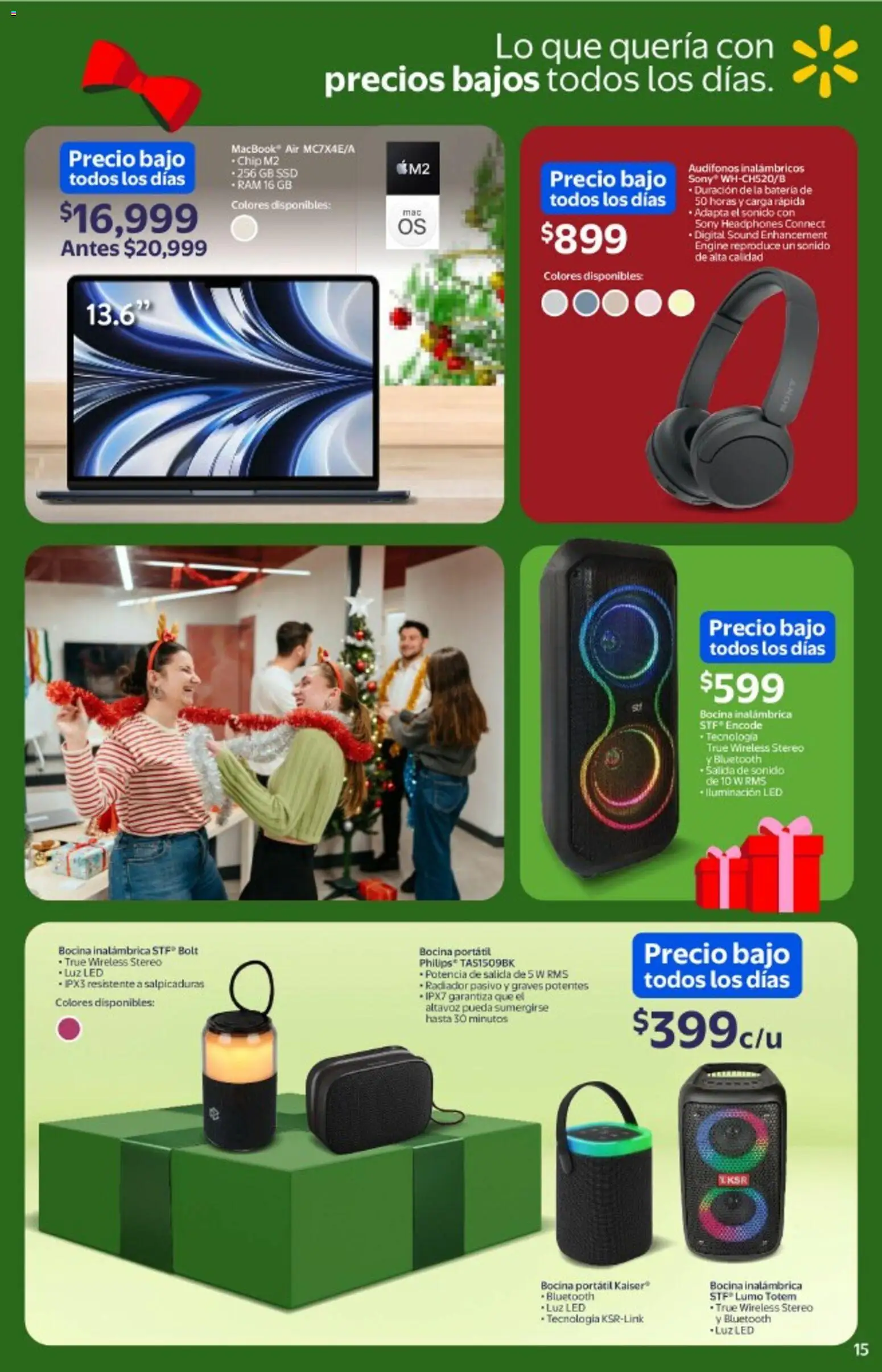 Nuevas ofertas de Walmart válidas en toda la República Mexicana desde el 26.11.2025. ¡Encuentra las mejores ofertas en Walmart folleto! | Página: 15