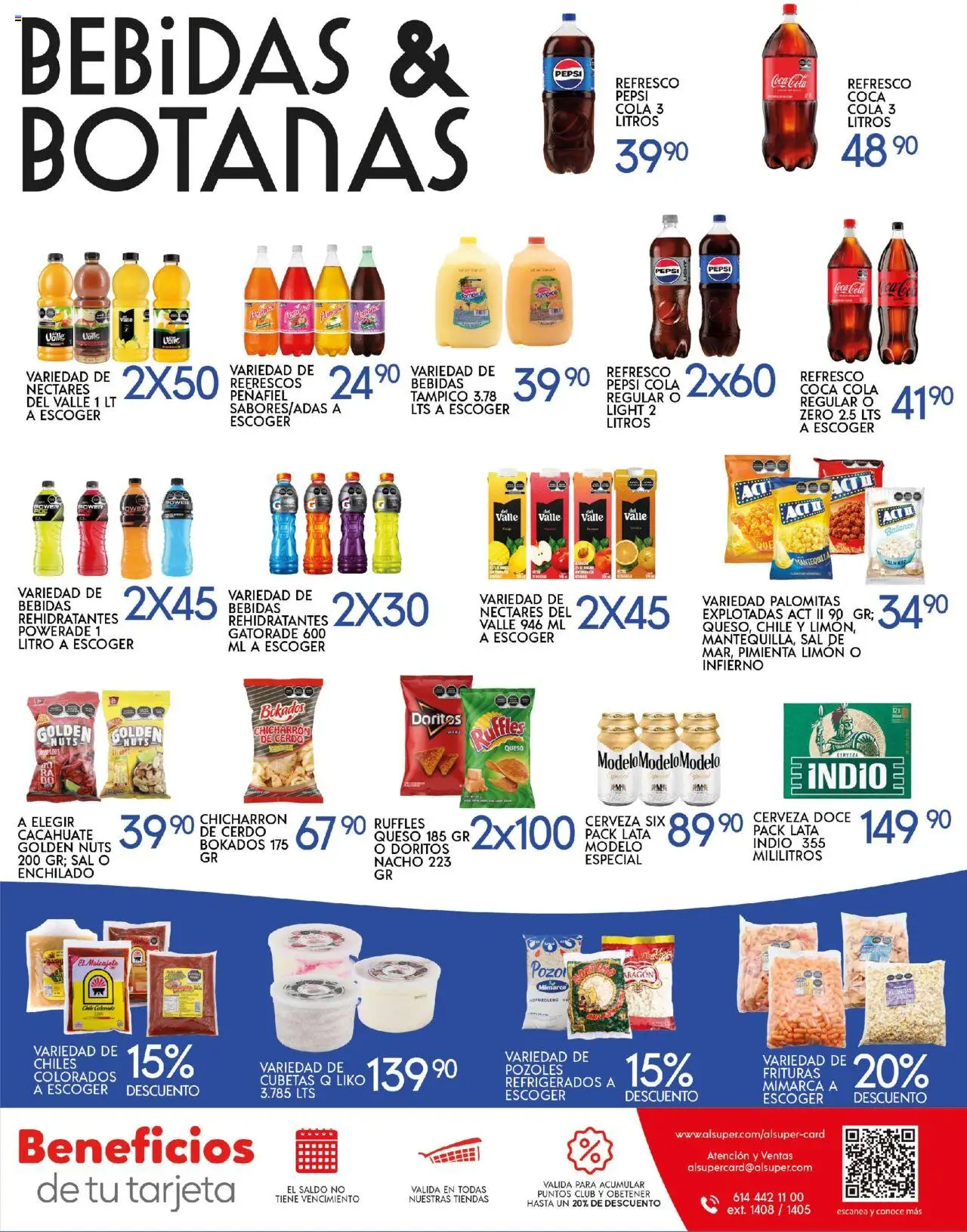 Nuevas ofertas de Alsuper válidas en toda la República Mexicana desde el 23.09.2025. ¡Encuentra las mejores ofertas en Alsuper - Folleto Saltillo! | Página: 7 | Productos: Cacahuate, Pimienta, Mantequilla, Cerveza