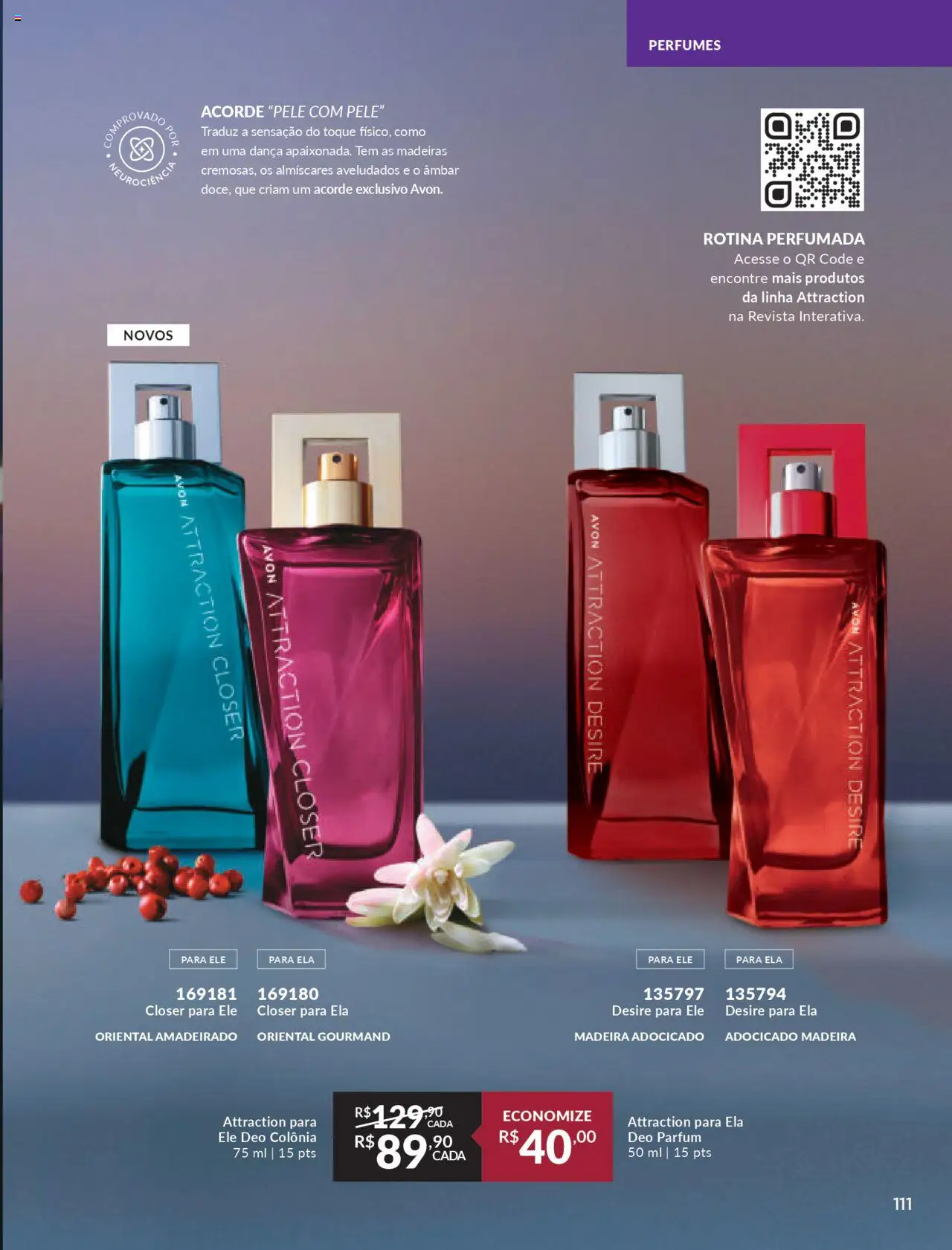 Avon Folheto - válido de 16.06.2025 | Página: 111 | Produtos: Madeiras, Revista, Perfumes