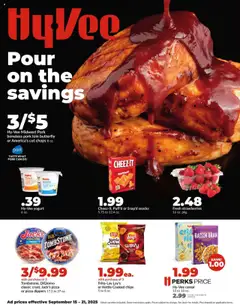 Preview of HyVee weekly ads valid from 15.09.2025