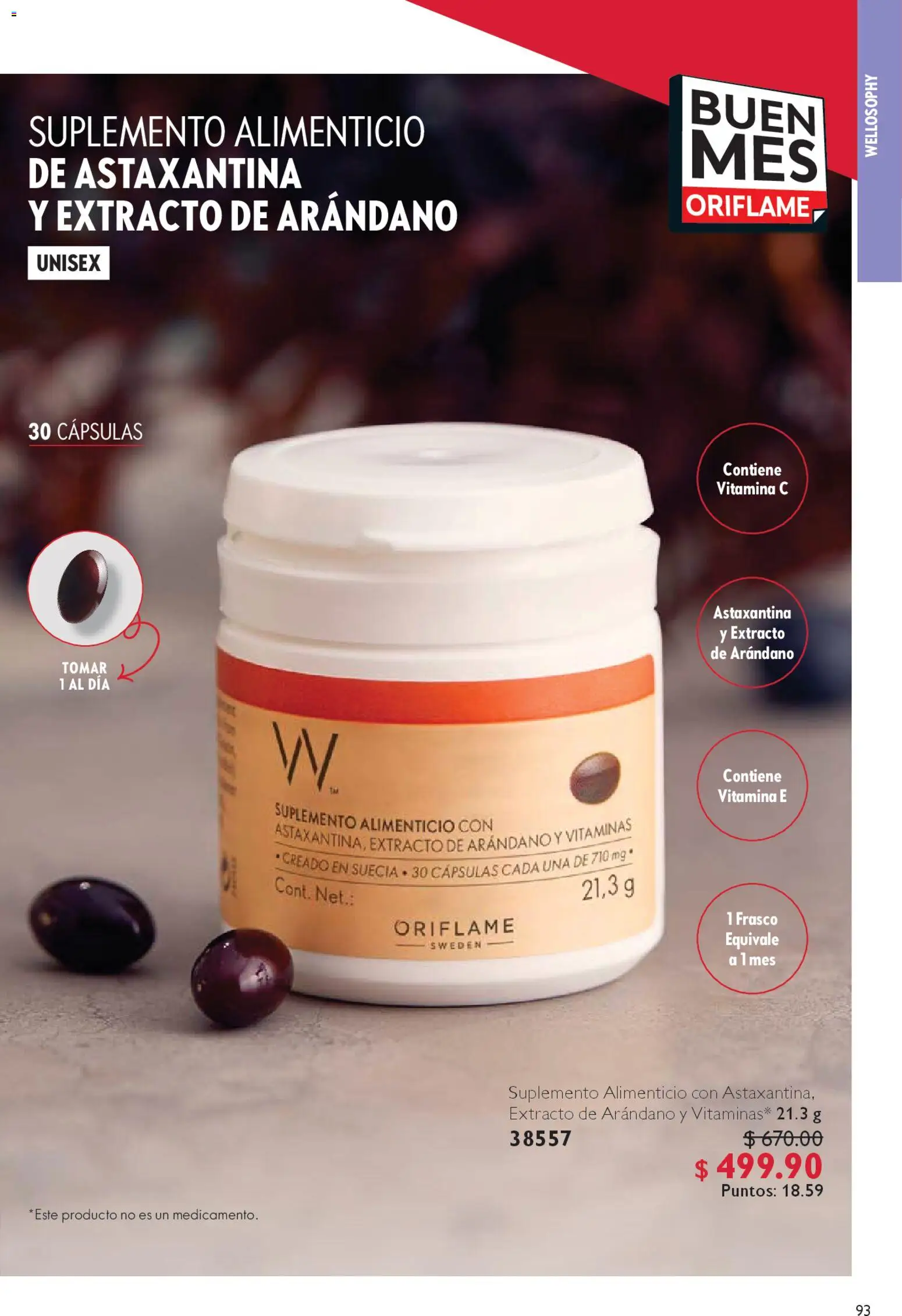 Nuevas ofertas de Oriflame válidas en toda la República Mexicana desde el 25.10.2025. ¡Encuentra las mejores ofertas en Oriflame Buen Fin! | Página: 93 | Productos: Frasco, Vitaminas