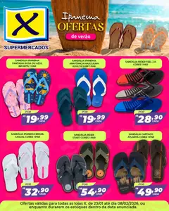 X Supermercados - Ofertas de Verão Ipanema - Pré-Visualização do folheto da loja X Supermercados, válido de 23.01.2026