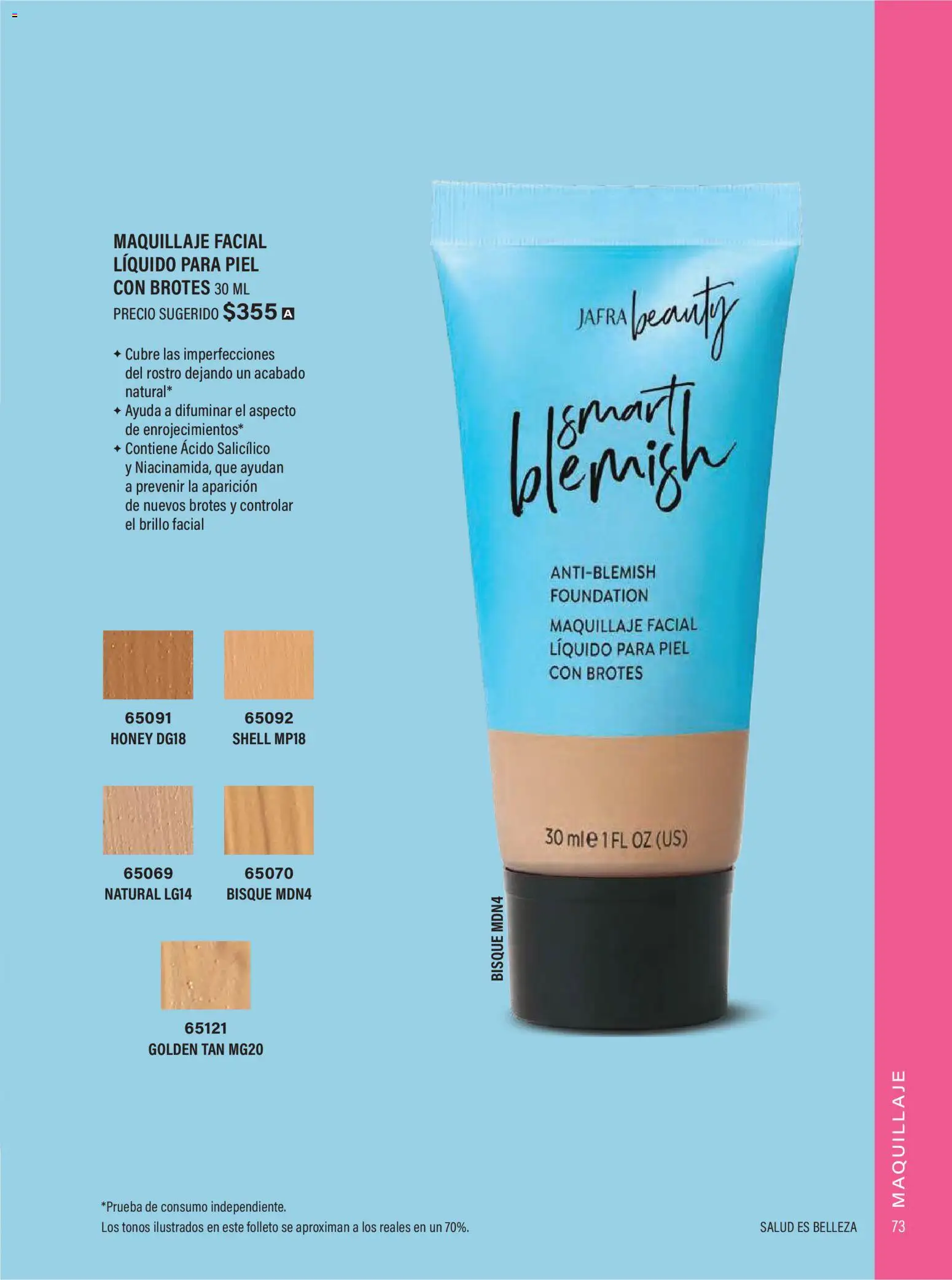 Nuevas ofertas de JAFRA válidas en toda la República Mexicana desde el 01.02.2026. ¡Encuentra las mejores ofertas en JAFRA catálogo Organizador de Ventas! | Página: 71 | Productos: Brillo, Maquillaje