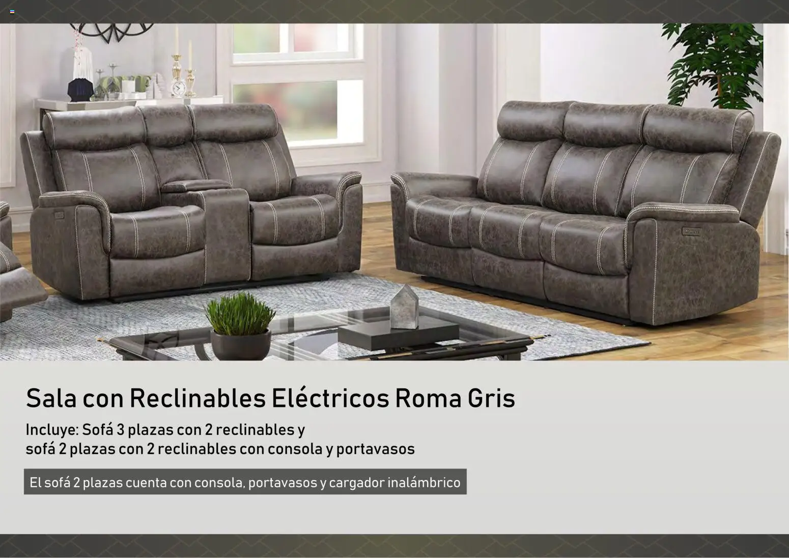 Nuevas ofertas de Muebles Dico válidas en toda la República Mexicana desde el 01.01.2026. ¡Encuentra las mejores ofertas en Muebles Dico catálogo Salas reclinables! | Página: 8 | Productos: Sofá, Cargador