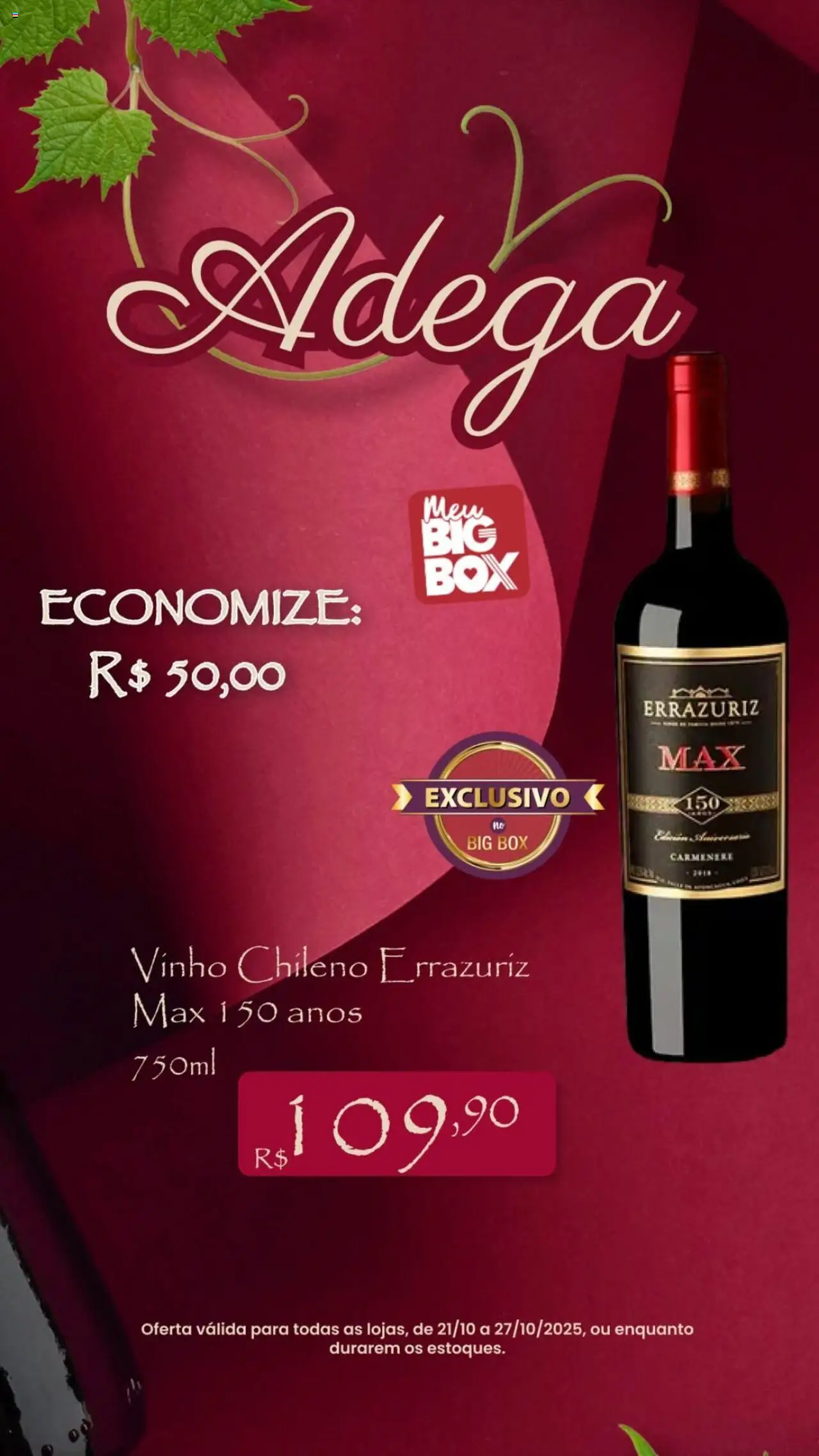 Big Box Folheto - válido de 21.10.2025 | Página: 4 | Produtos: Vinho