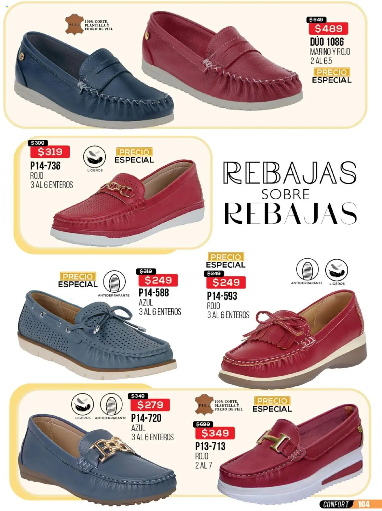 Nuevas ofertas de Cklass válidas en toda la República Mexicana desde el 23.06.2025. ¡Encuentra las mejores ofertas en Cklass catálogo Rebajas Sobre Calzado! | Página: 105 | Productos: Sobre