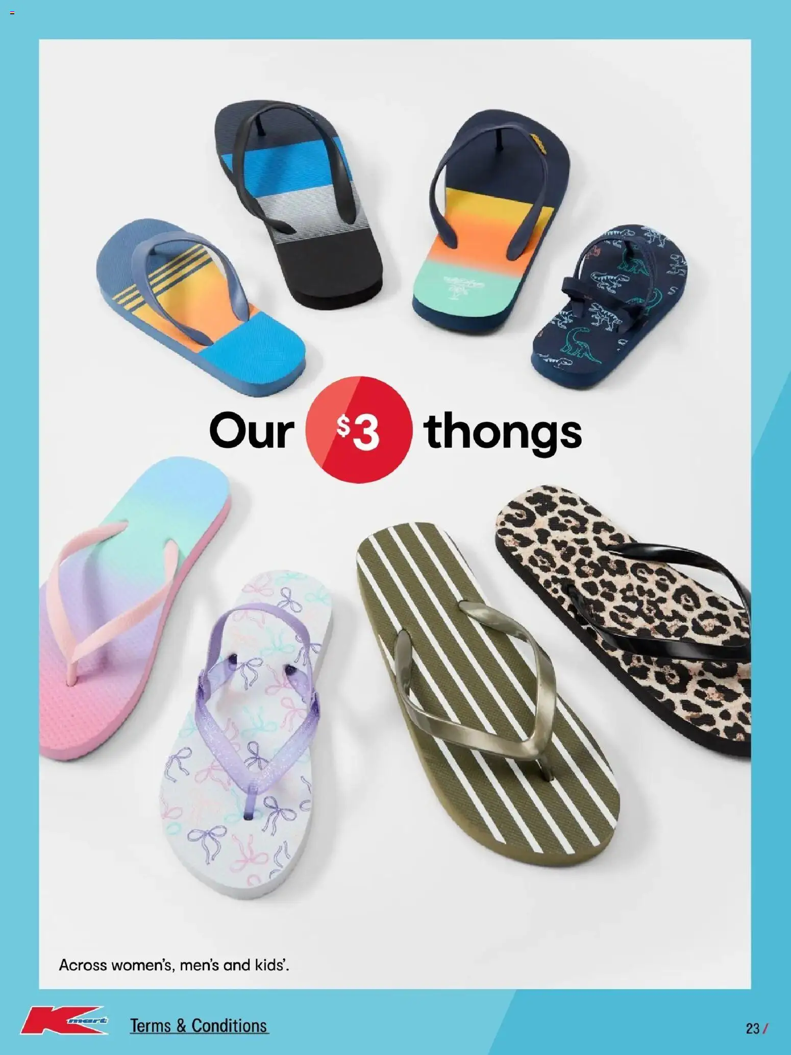 Kmart catalogue - valid from 04.12.2025 | Page: 23 | Products: Thongs