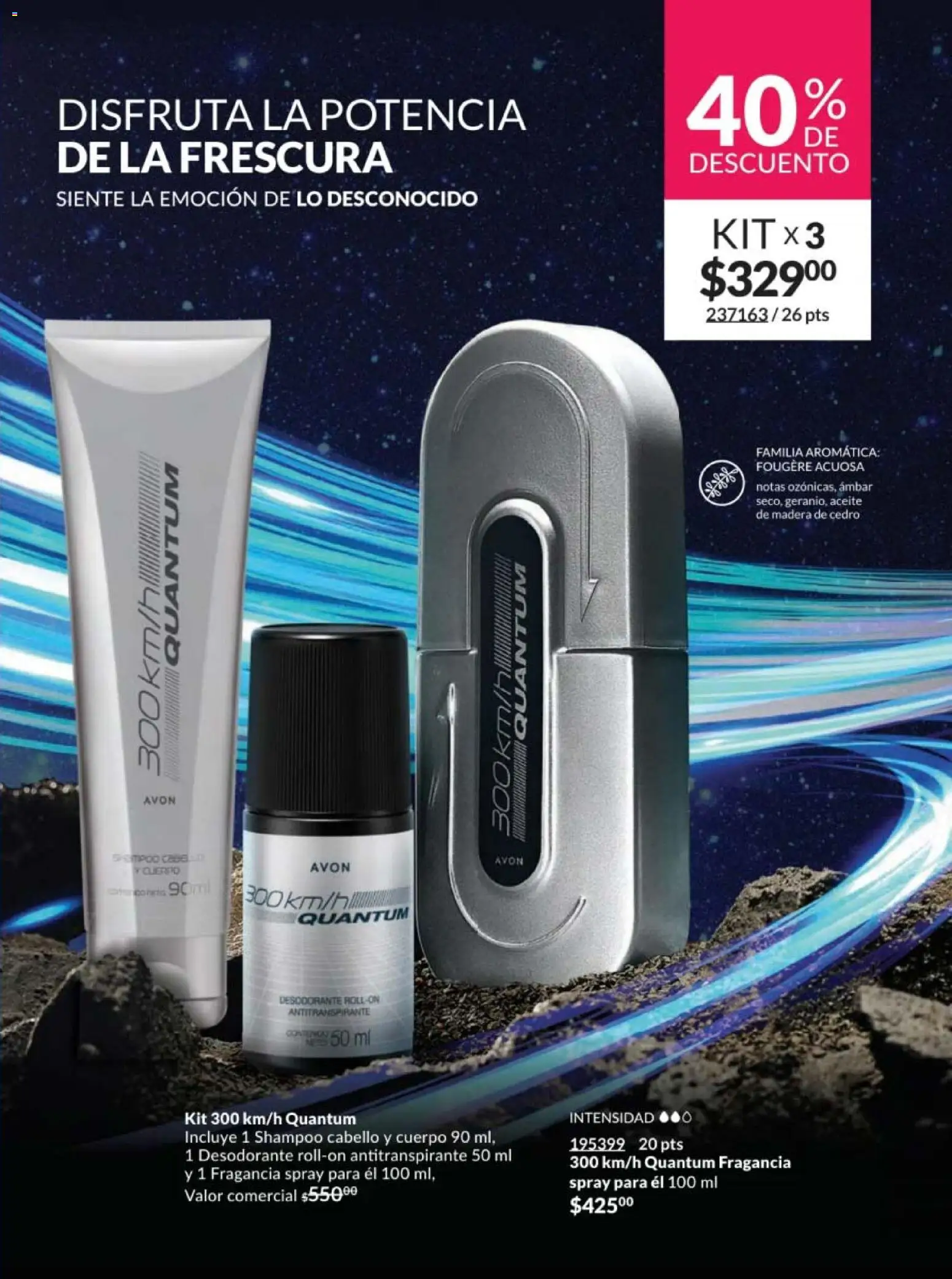 Nuevas ofertas de AVON válidas en toda la República Mexicana desde el 30.01.2026. ¡Encuentra las mejores ofertas en AVON campaña 3 2026! | Página: 85 | Productos: Desodorante, Antitranspirante, Aceite, Fragancia