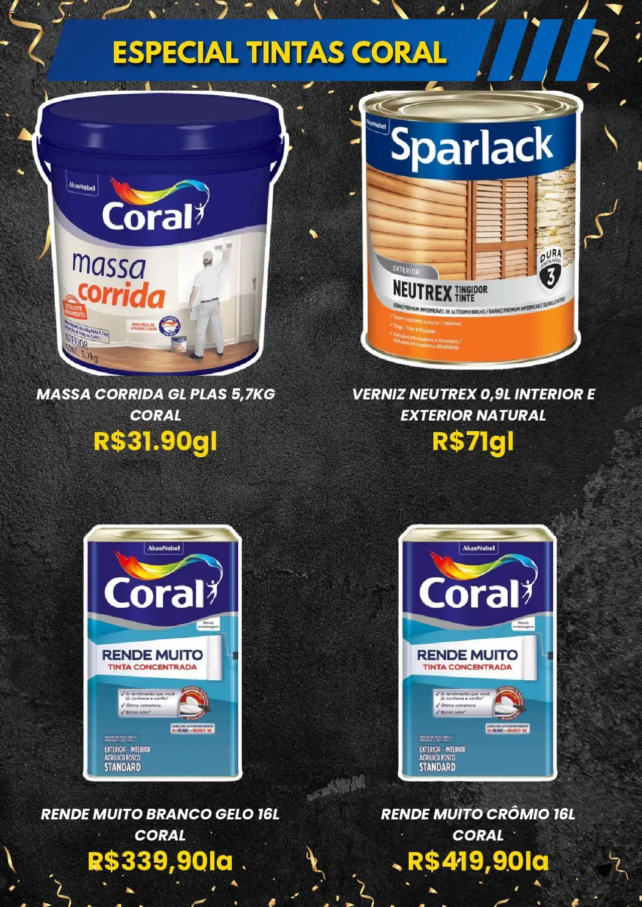 Sodimac Folheto - válido de 05.08.2025 | Página: 3 | Produtos: Massa corrida, Baixo, Verniz, Tinta
