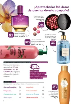Vista previa de folleto Oriflame catálogo - Campaña 4 de la Oriflame válido desde 07.03.2026 | Página: 2 | Productos: Fragancia, Maquillaje