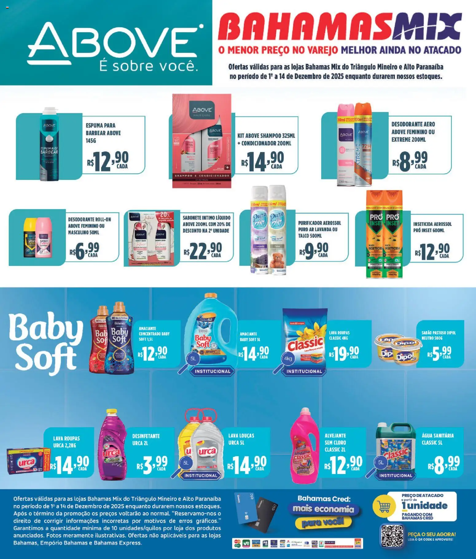 Bahamas Mix Folheto - válido de 01.12.2025 | Página: 2 | Produtos: Talco, Roupas, Sabonete, Água sanitária