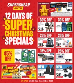 Preview of Supercheap Auto Catalogue - valid from 03.12.2025