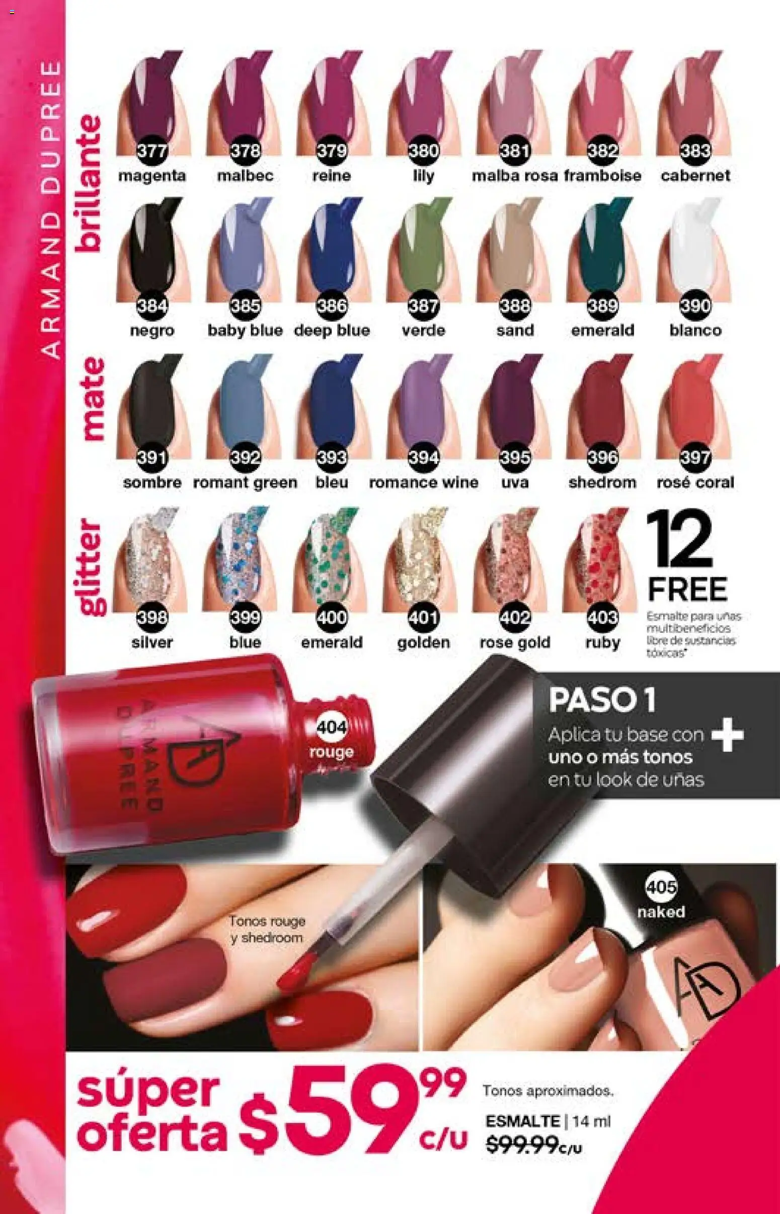 Nuevas ofertas de Fuller válidas en toda la República Mexicana desde el 29.04.2026. ¡Encuentra las mejores ofertas en Fuller campaña 2 2026! | Página: 84 | Productos: Glitter, Mate