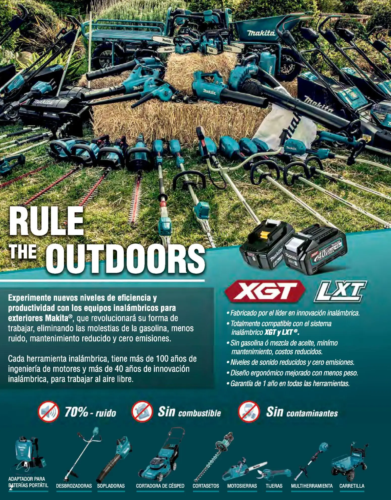 Nuevas ofertas de Makita válidas en toda la República Mexicana desde el 07.10.2024. ¡Encuentra las mejores ofertas en Makita catálogo Ope! | Página: 2 | Productos: Carretilla, Cortadora de cesped, Adaptador