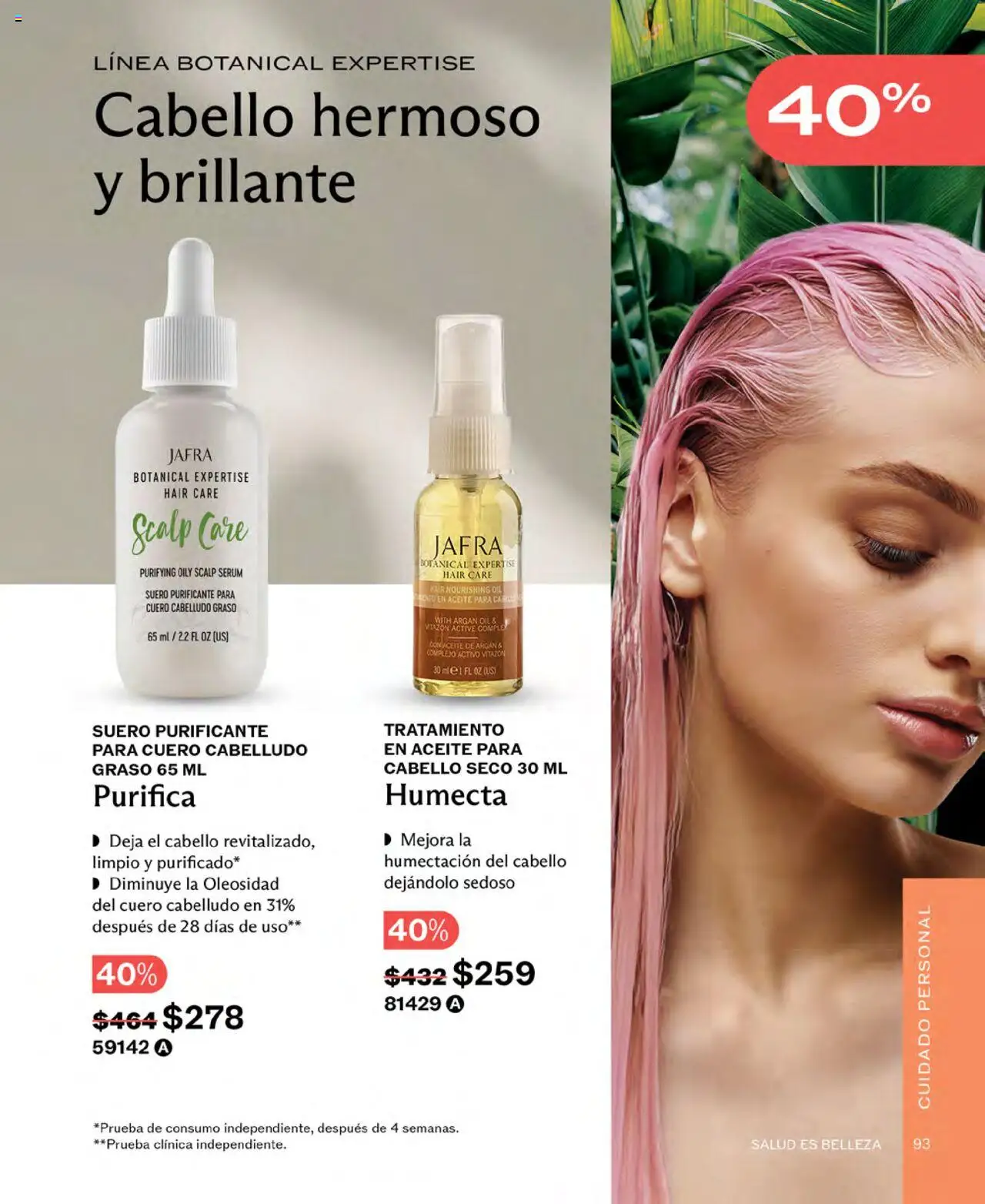 Nuevas ofertas de JAFRA válidas en toda la República Mexicana desde el 01.07.2025. ¡Encuentra las mejores ofertas en JAFRA catálogo! | Página: 93