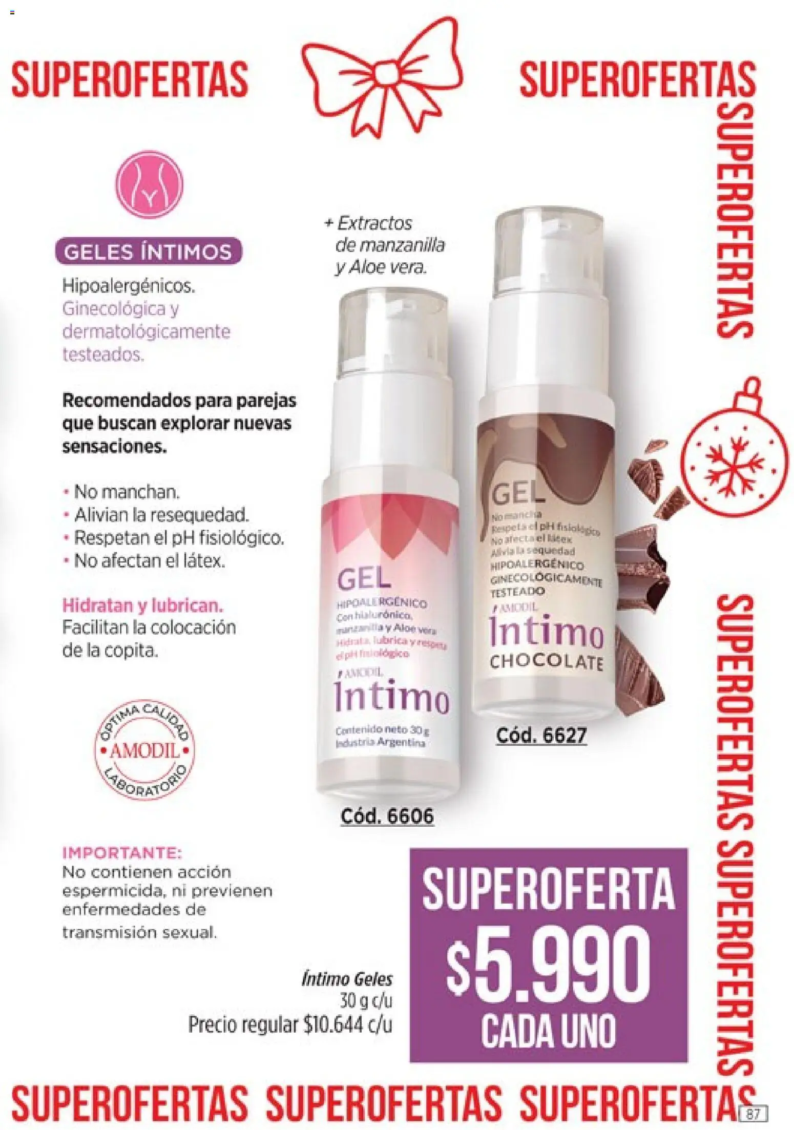 Amodil - Campaña 18/2025 │ válido desde el 30.11.2025 | Página: 87 | Productos: Chocolate