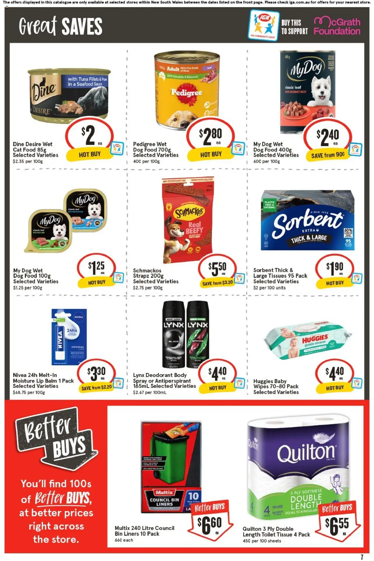 IGA catalogue - valid from 17.09.2025 | Page: 7 | Products: Deodorant, Antiperspirant, Seafood, Tuna