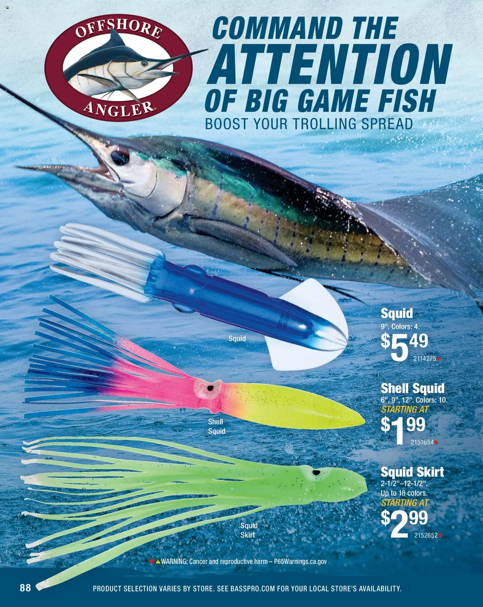 Cabela's Saltwater Specialist 26 - valid from 15.12.2025 | Page: 88 | Products: Fish, Game