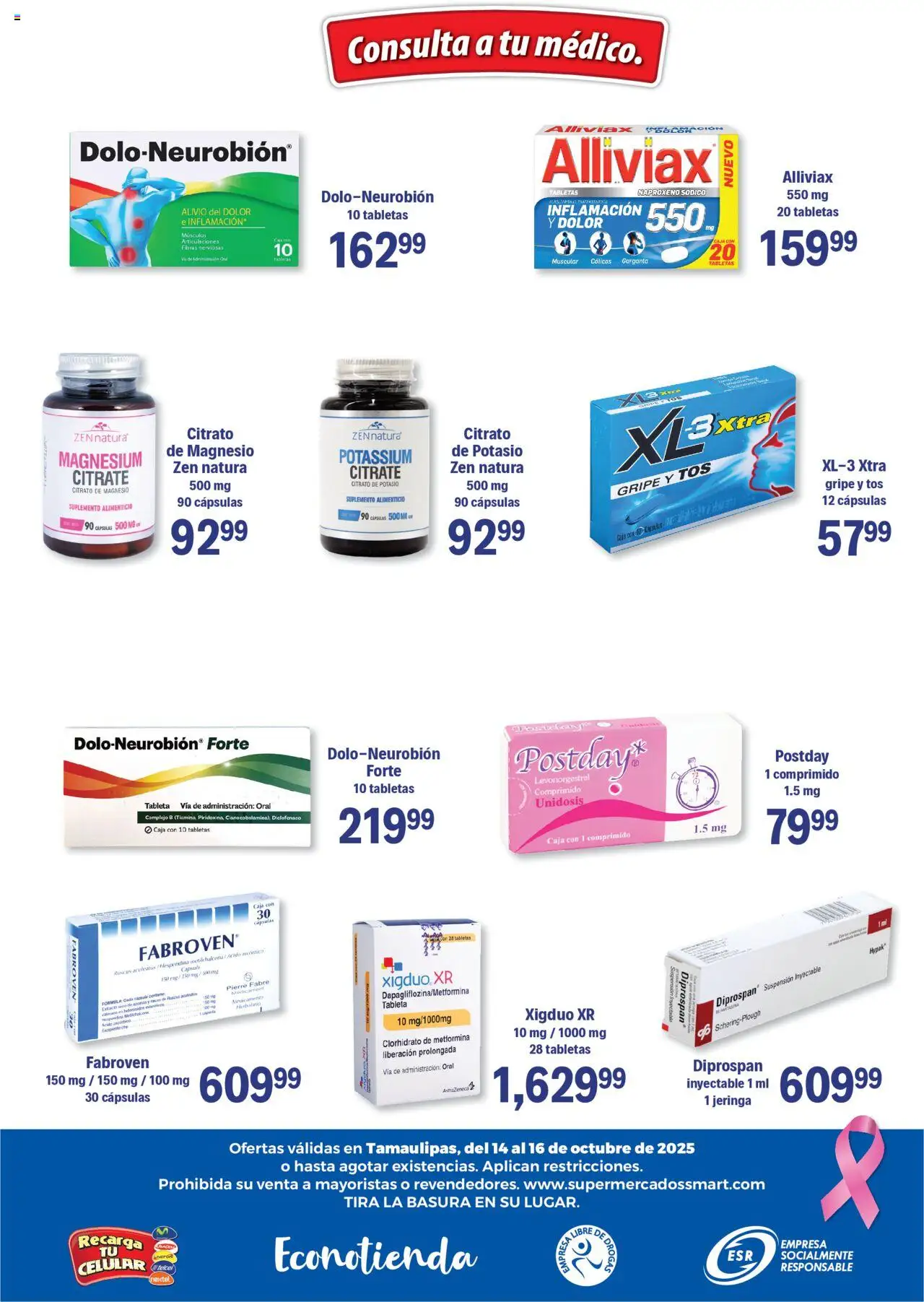 Nuevas ofertas de S-Mart válidas en toda la República Mexicana desde el 14.10.2025. ¡Encuentra las mejores ofertas en S-Mart - Folleto de Feria - Reynosa (y Rio Bravo)! | Página: 6 | Productos: Caja, Tableta