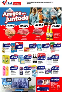 Vista previa Vital - Ofertas fin de semana - Quilmes válido desde el 18.07.2025