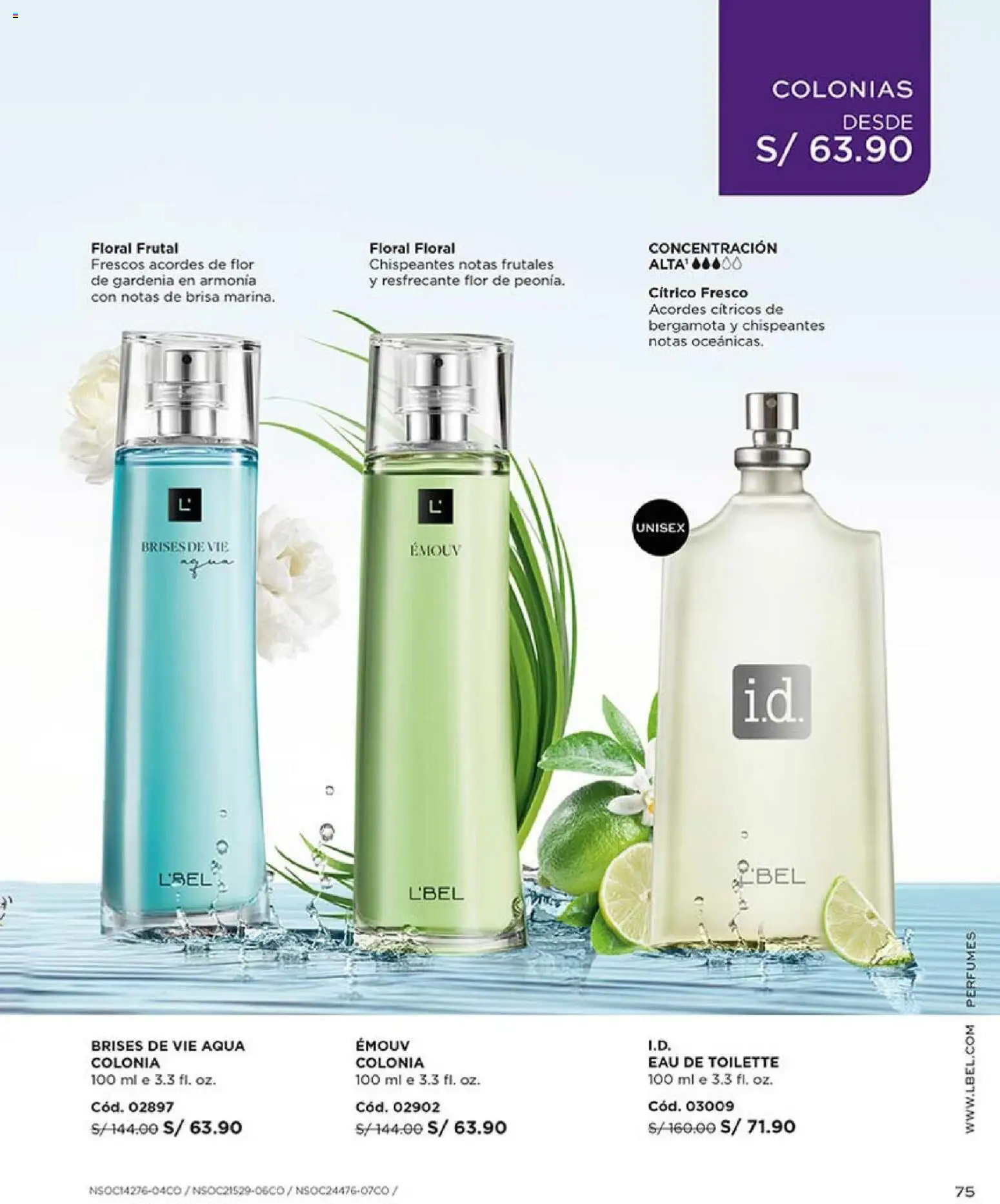 Catálogo L'Bel válido desde 18.12.2025 | Página: 75 | Productos: EAU de Toilette