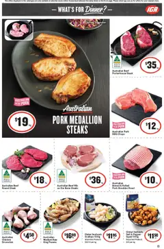 IGA catalogue - valid from 17.09.2025 | Page: 16 | Products: Chicken, Beef, Steak, Salt