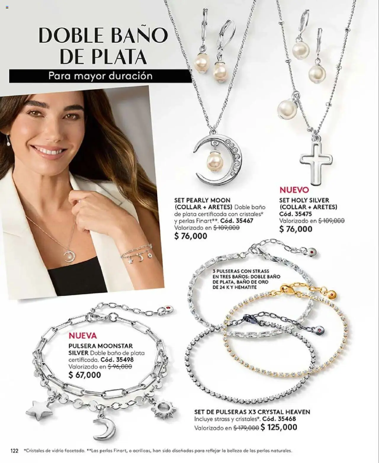 Ésika revista - valida desde el 29.07.2025 | Página: 122 | Productos: Aretes, Pulsera, Baño, Collar