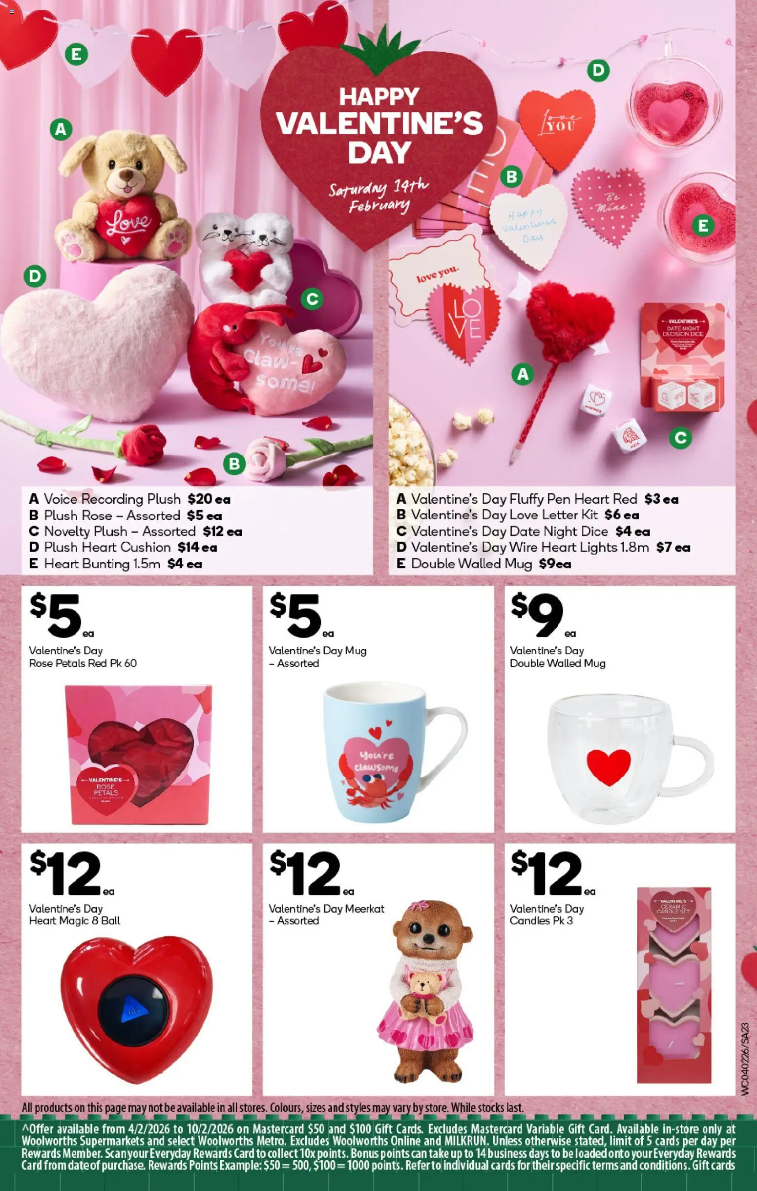 Woolworths catalogue - valid from 04.02.2026 | Page: 23 | Products: Cushion, Novelty, Date, Candle