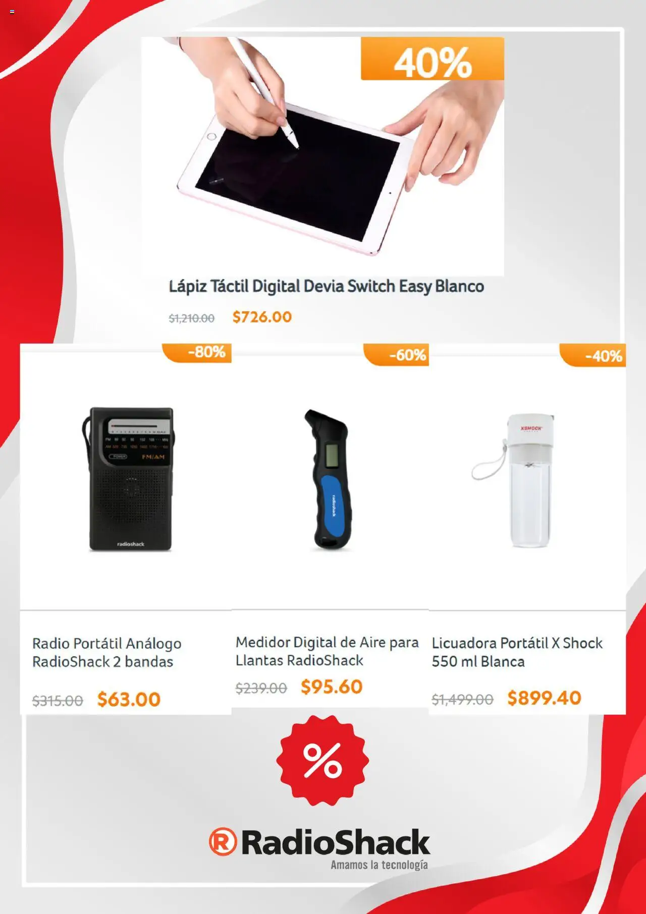 Nuevas ofertas de Radio Shack válidas en toda la República Mexicana desde el 01.08.2025. ¡Encuentra las mejores ofertas en Radio Shack - Catálogo! | Página: 5 | Productos: Radio, Licuadora