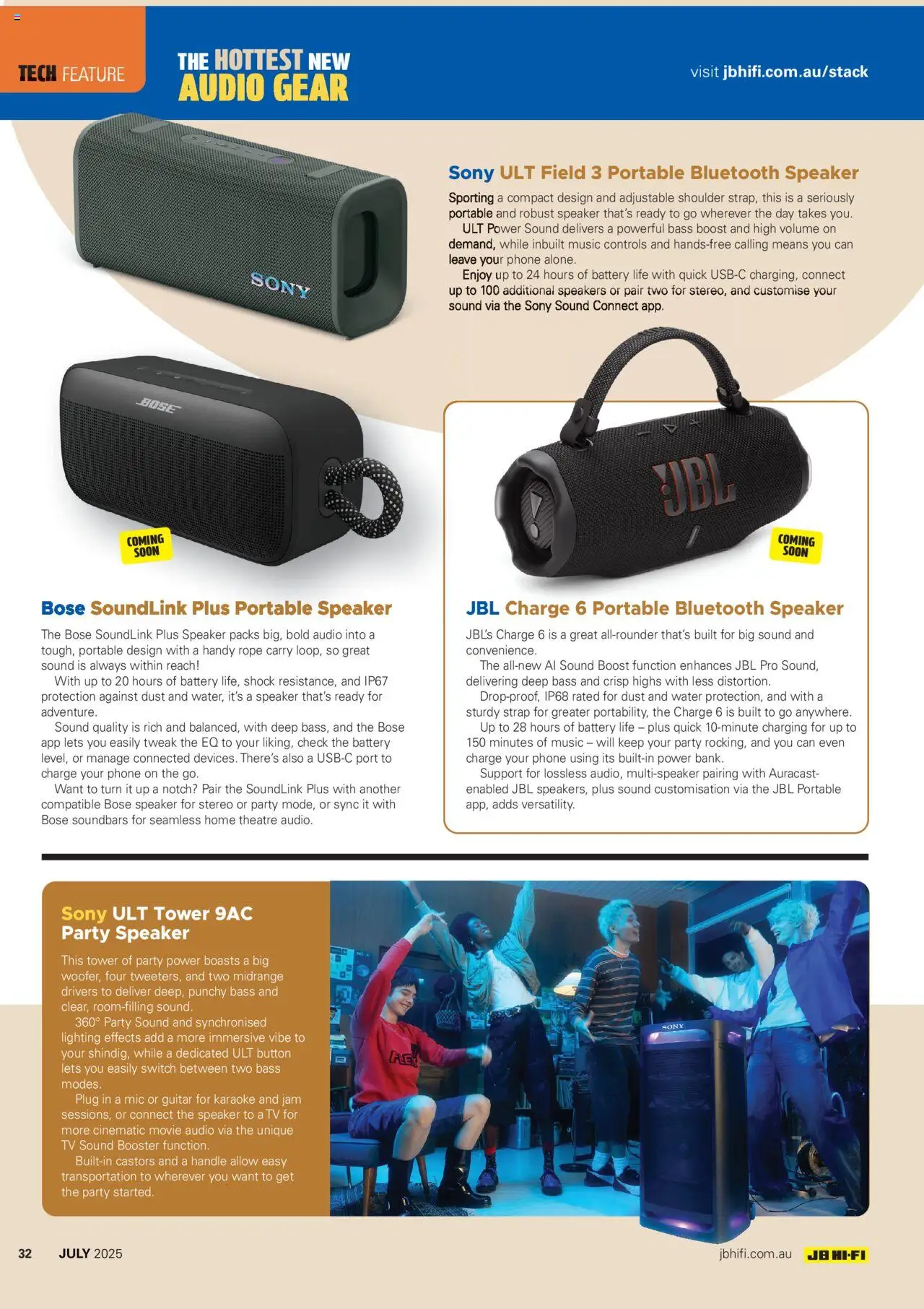 JB Hi-Fi catalogue - valid from 01.07.2025 | Page: 86 | Products: Water, Phone, Tv, Stereo