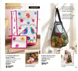 Vista previa de Funda licuadora con tarugo Folklore, Poliéster. 24 x 36 x 13 cm Tarugo: 15 x 15 cm (209270) 13 pts, nuevo folleto de la tienda, válido en México a partir del 20.12.2025 | Página: 171