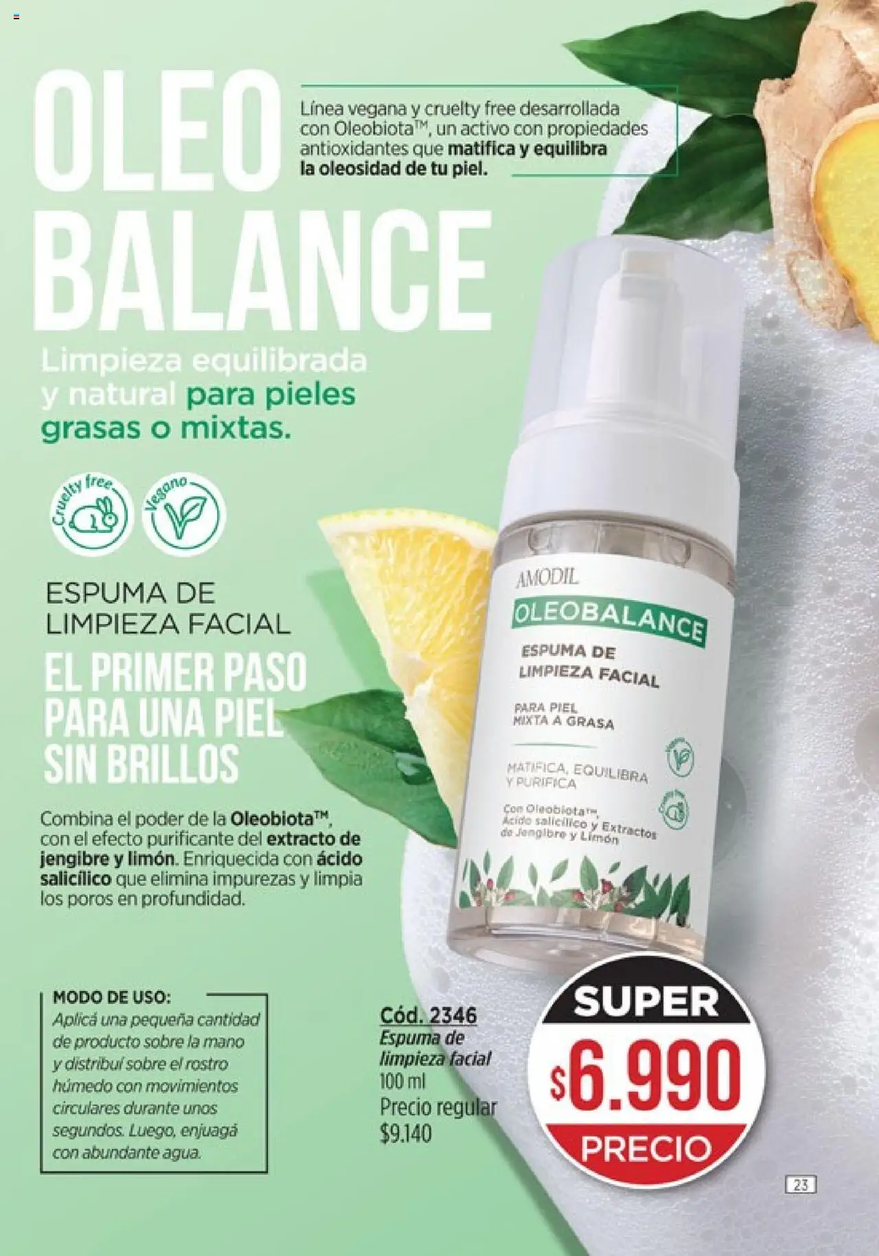 Catálogo Amodil Campaña 16 │ válido desde el 01.10.2025 | Página: 23 | Productos: Sobre, Limón, Espuma