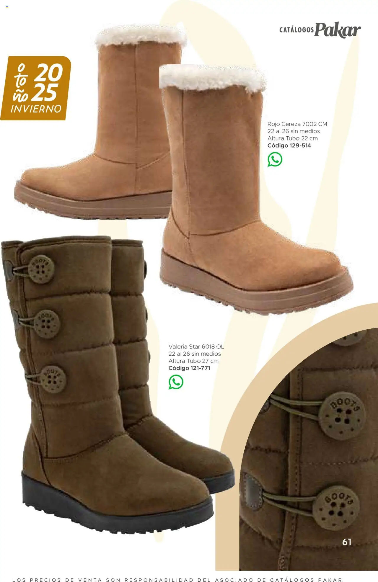 Nuevas ofertas de SC Pakar válidas en toda la República Mexicana desde el 24.07.2025. ¡Encuentra las mejores ofertas en SC Pakar - Catálogo Bota! | Página: 61