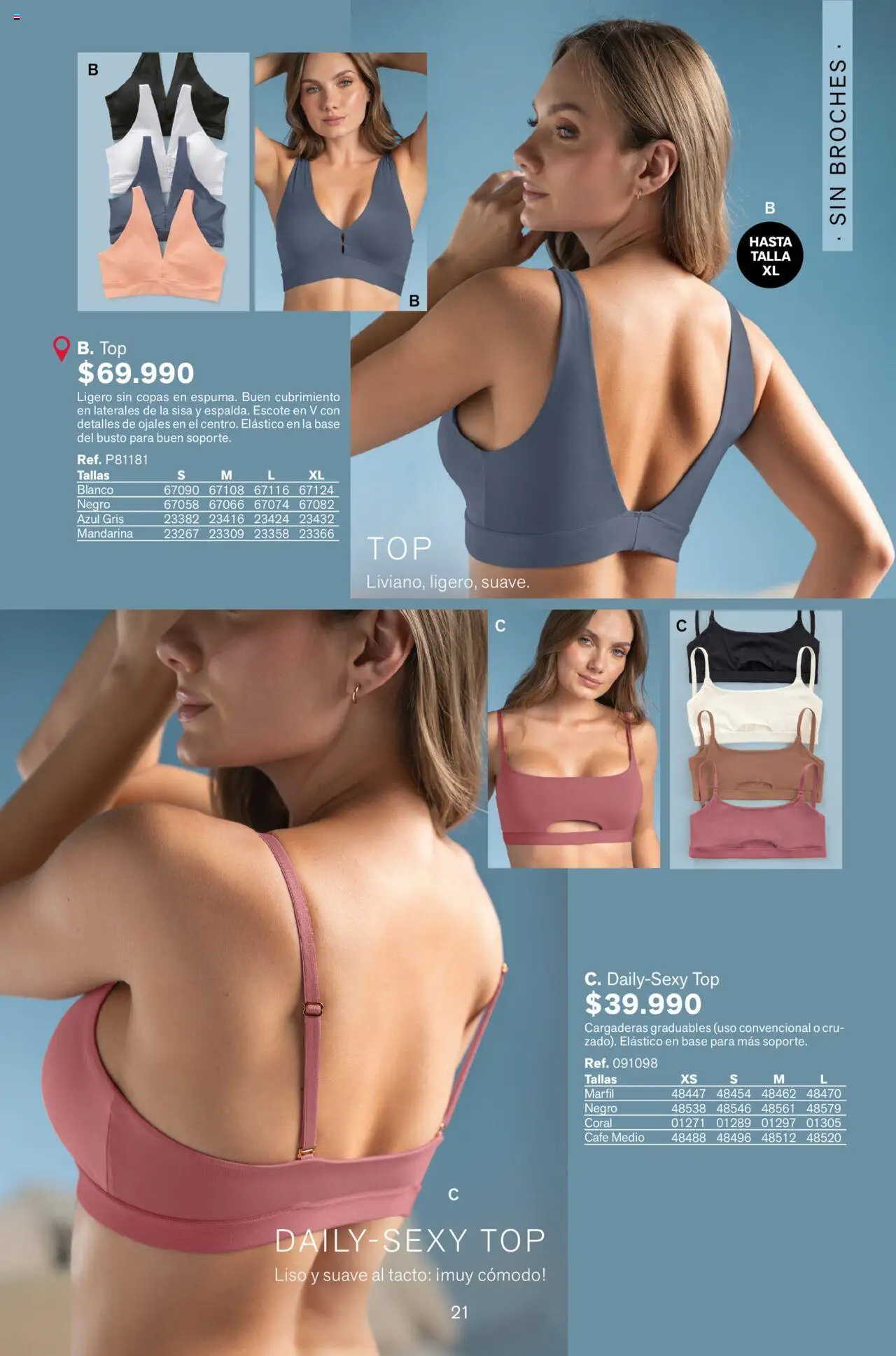 Leonisa revista - valida desde el 12.09.2025 | Página: 21 | Productos: Top, Café