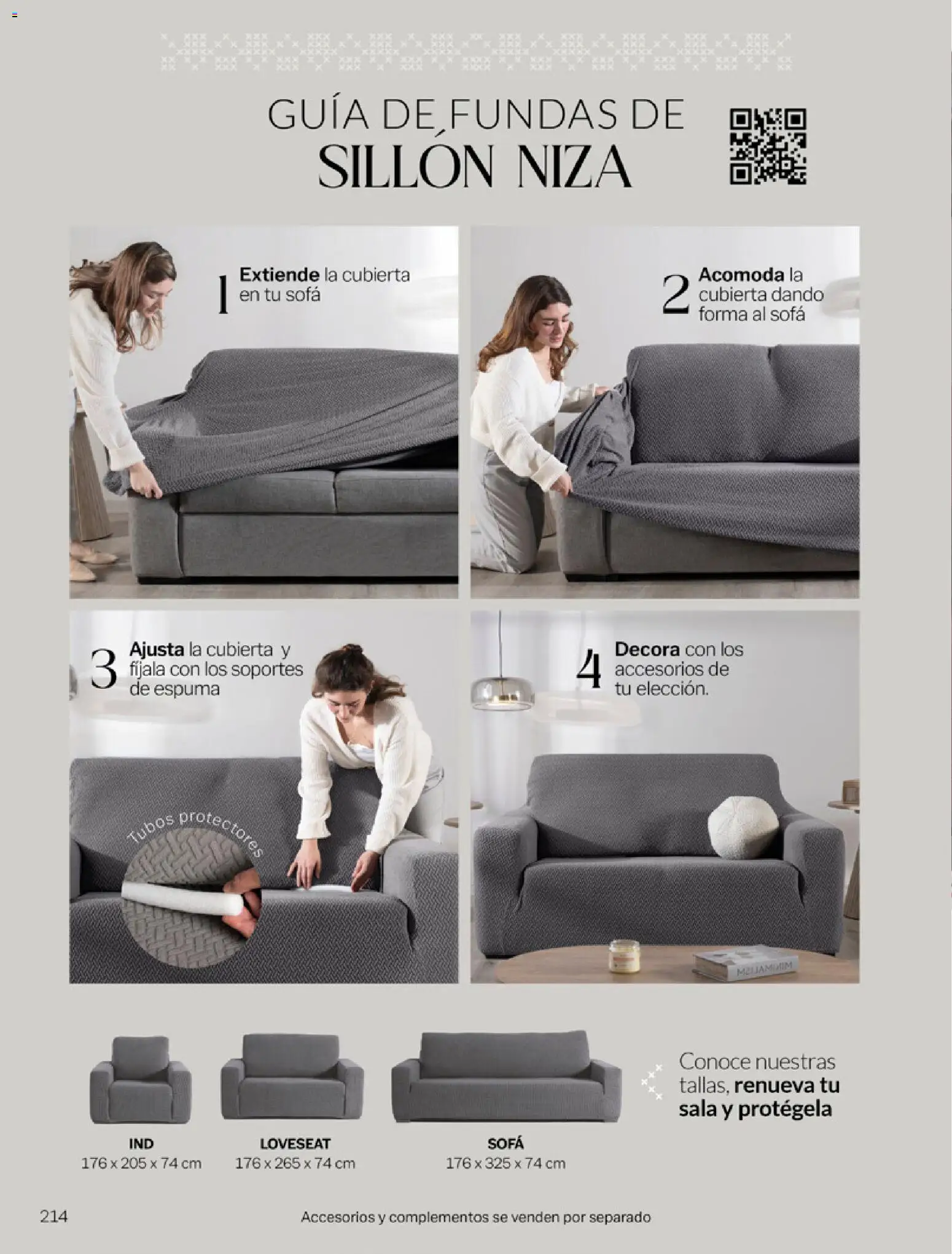 Nuevas ofertas de Vianney válidas en toda la República Mexicana desde el 06.03.2026. ¡Encuentra las mejores ofertas en Vianney catálogo Tu hogar, nuestra pasión! | Página: 216 | Productos: Sofá, Sillón, Espuma